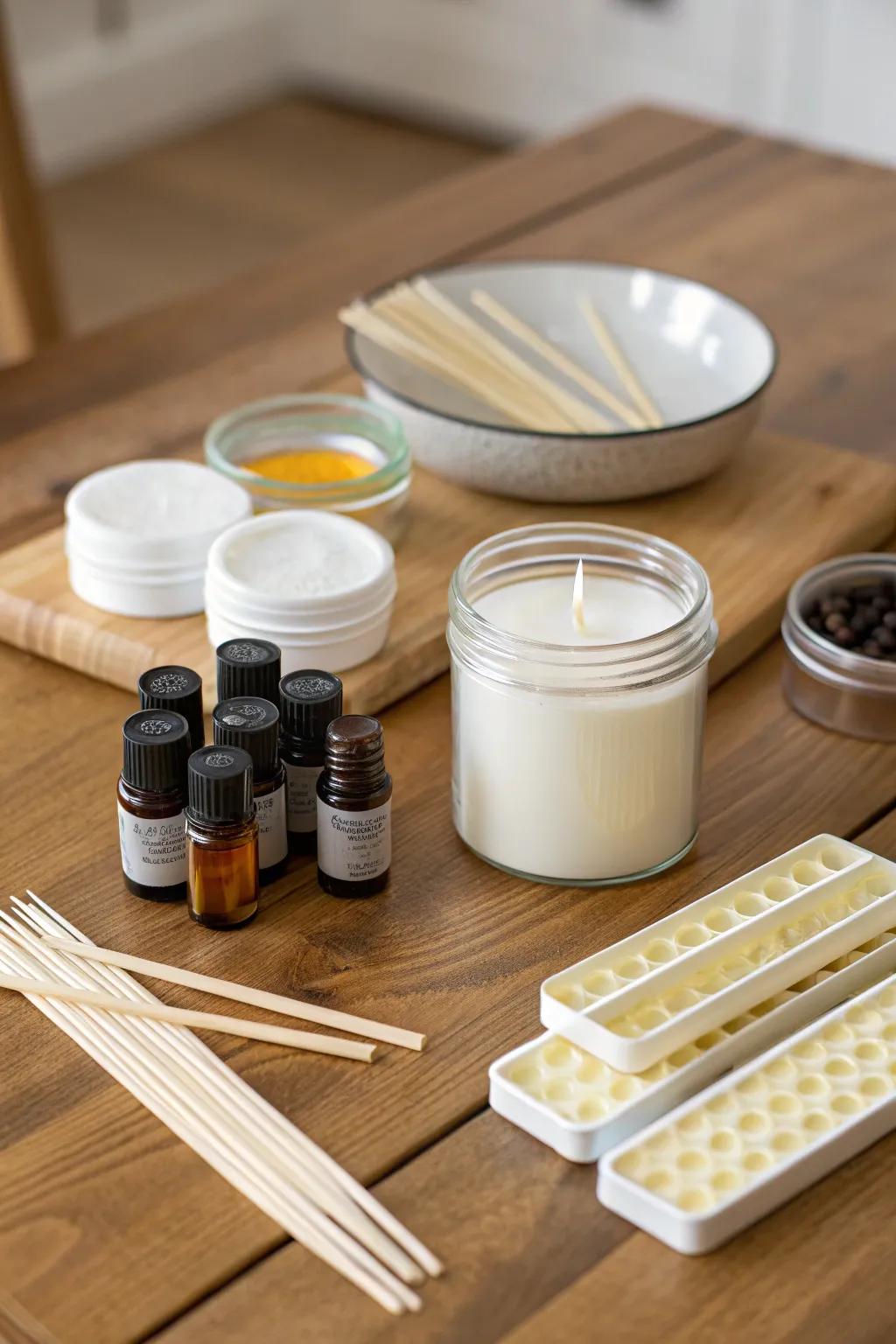 Craft your own atmosphere with a candle making kit