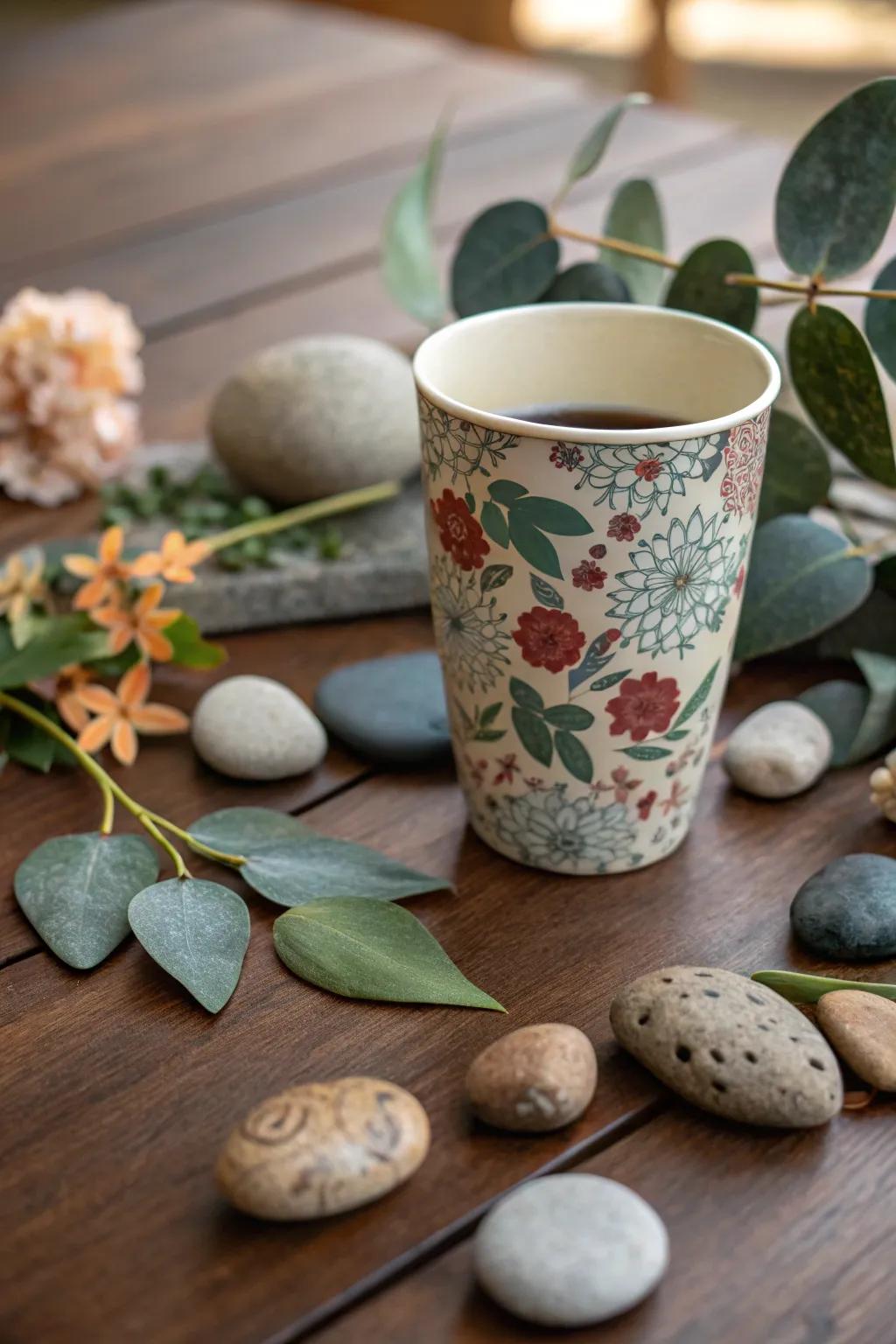 Nature-inspired textures that invite the outdoors inside.