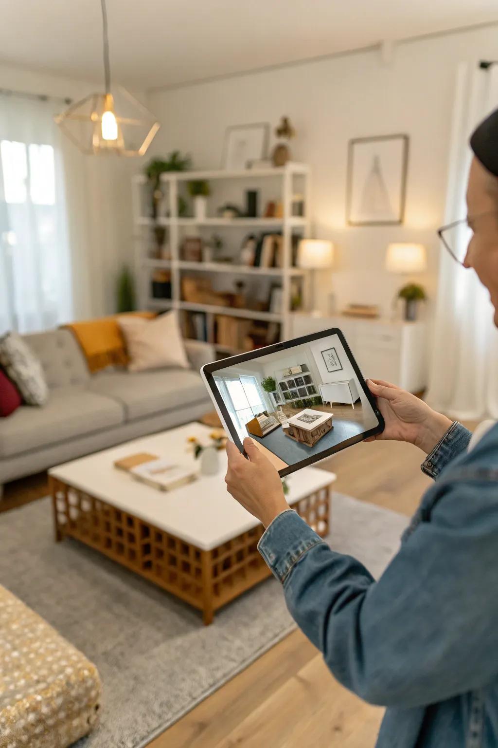 Augmented reality makes decorating decisions a breeze.