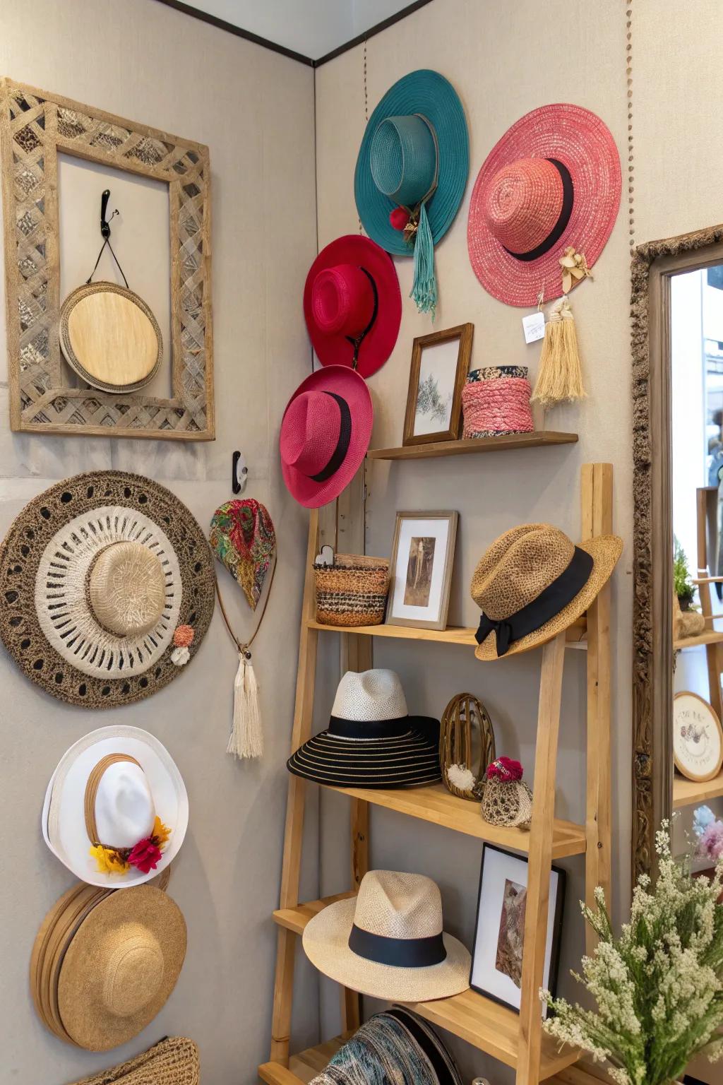 Multi-functional displays provide both design and practicality.