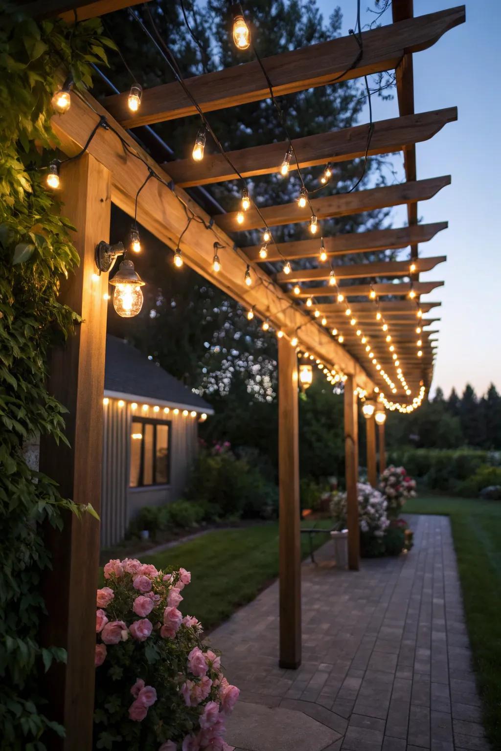 Sun-powered illumination delivers sustainability and charm.