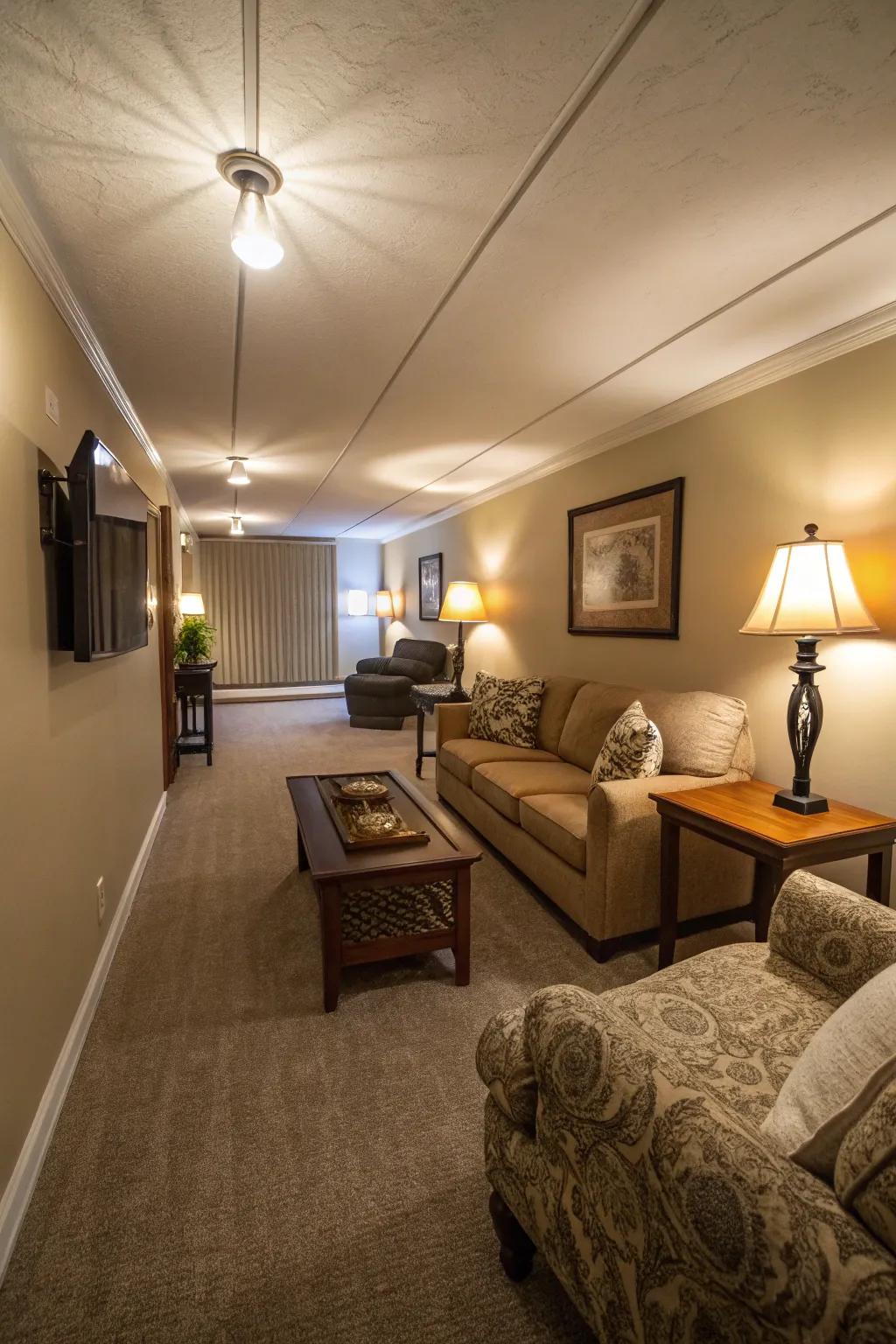 Illumination fosters ambiance and enhances the perception of space.