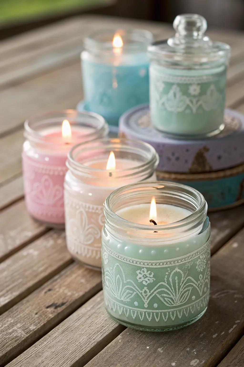 Mini candles offer a warm and inviting prize option for baby showers.