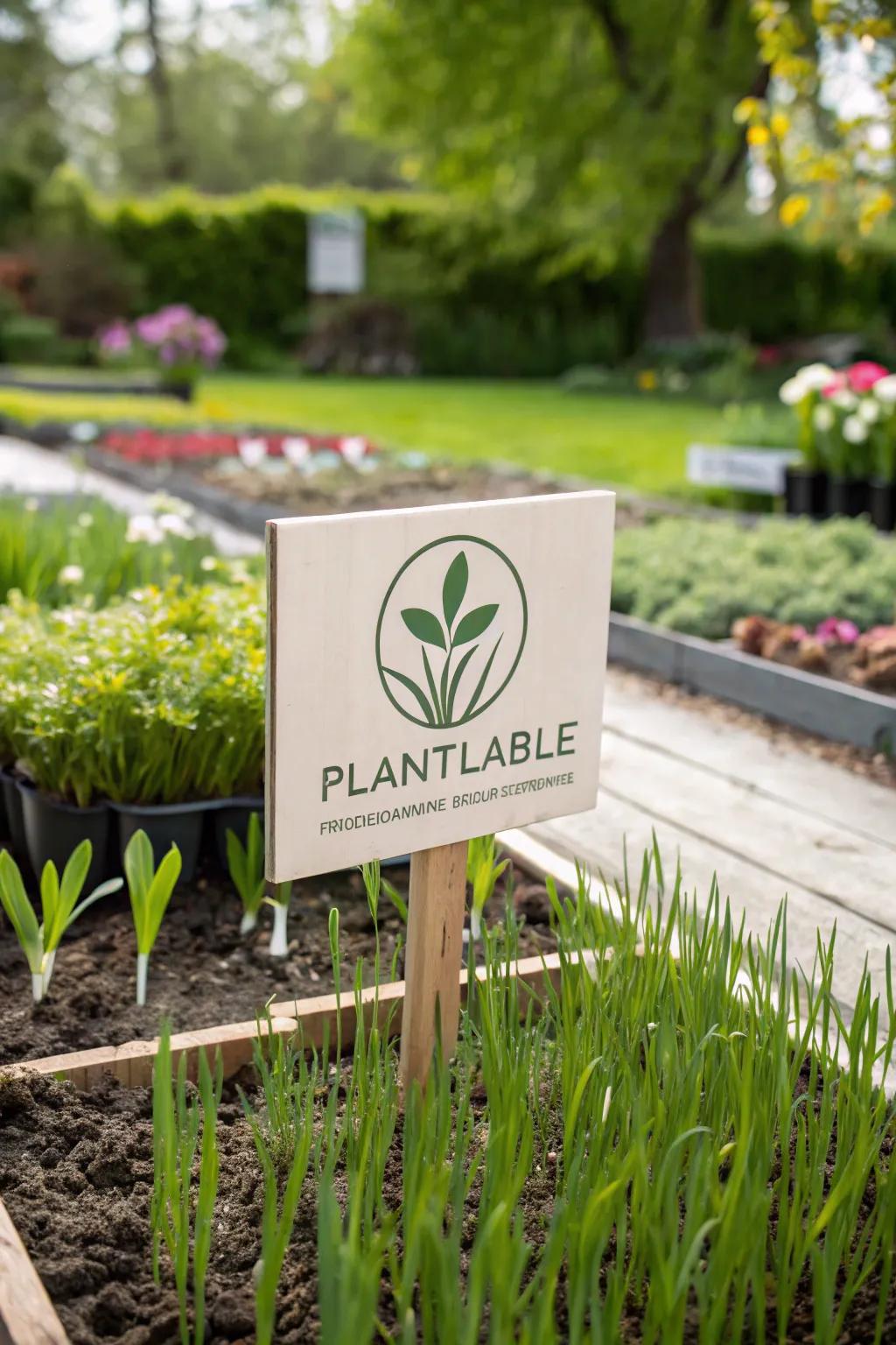 Flourishable markers merge branding with environmental awareness.