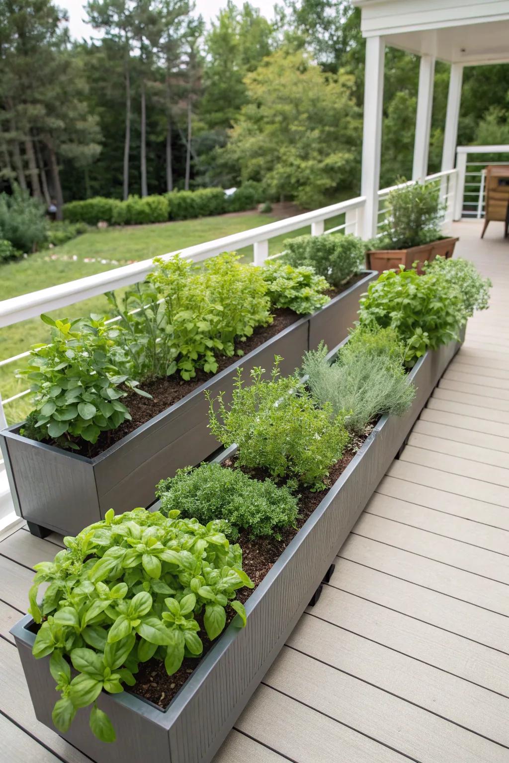 Organize your herb garden with a strategic layout.