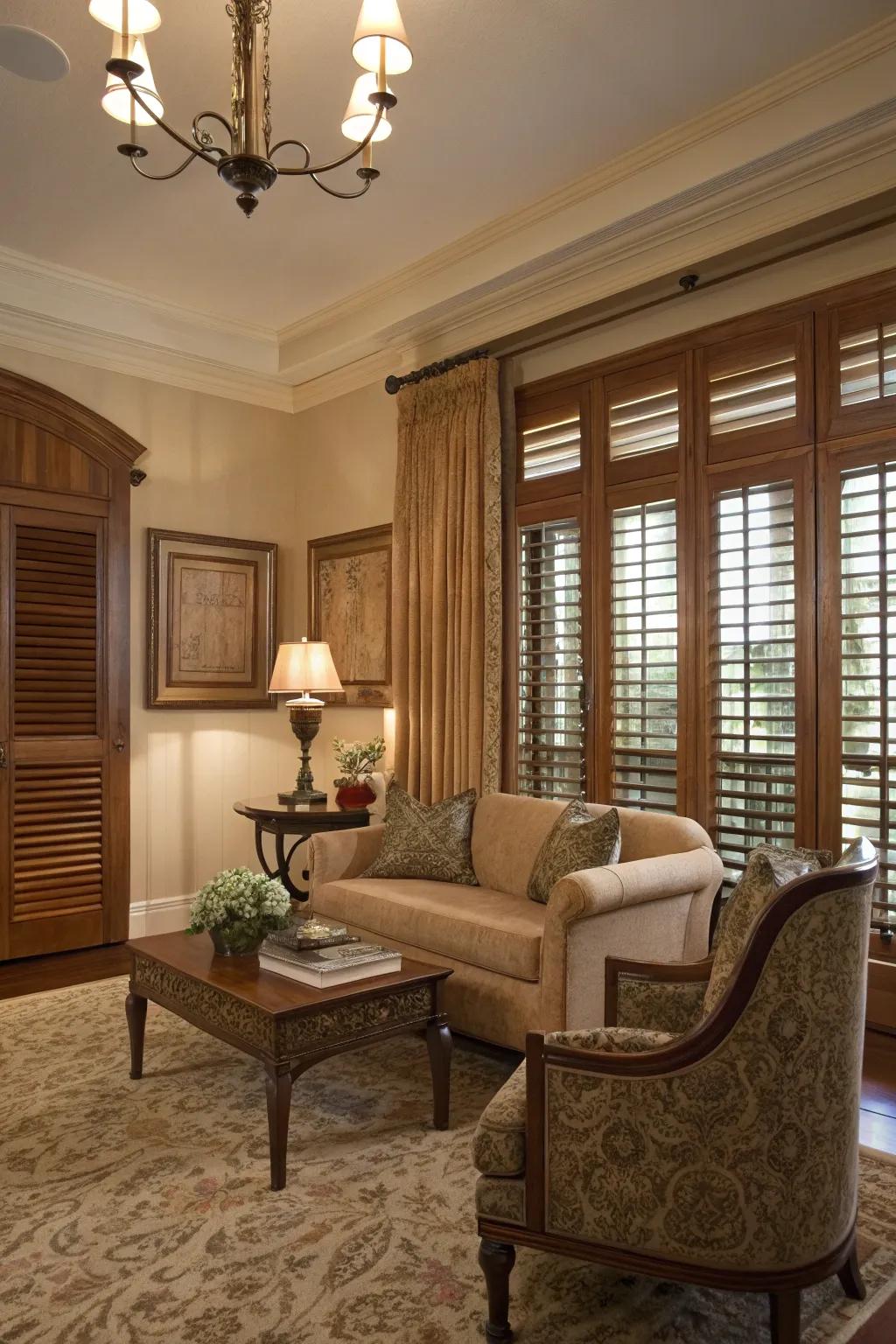 Grace and practicality combined in timber panels.