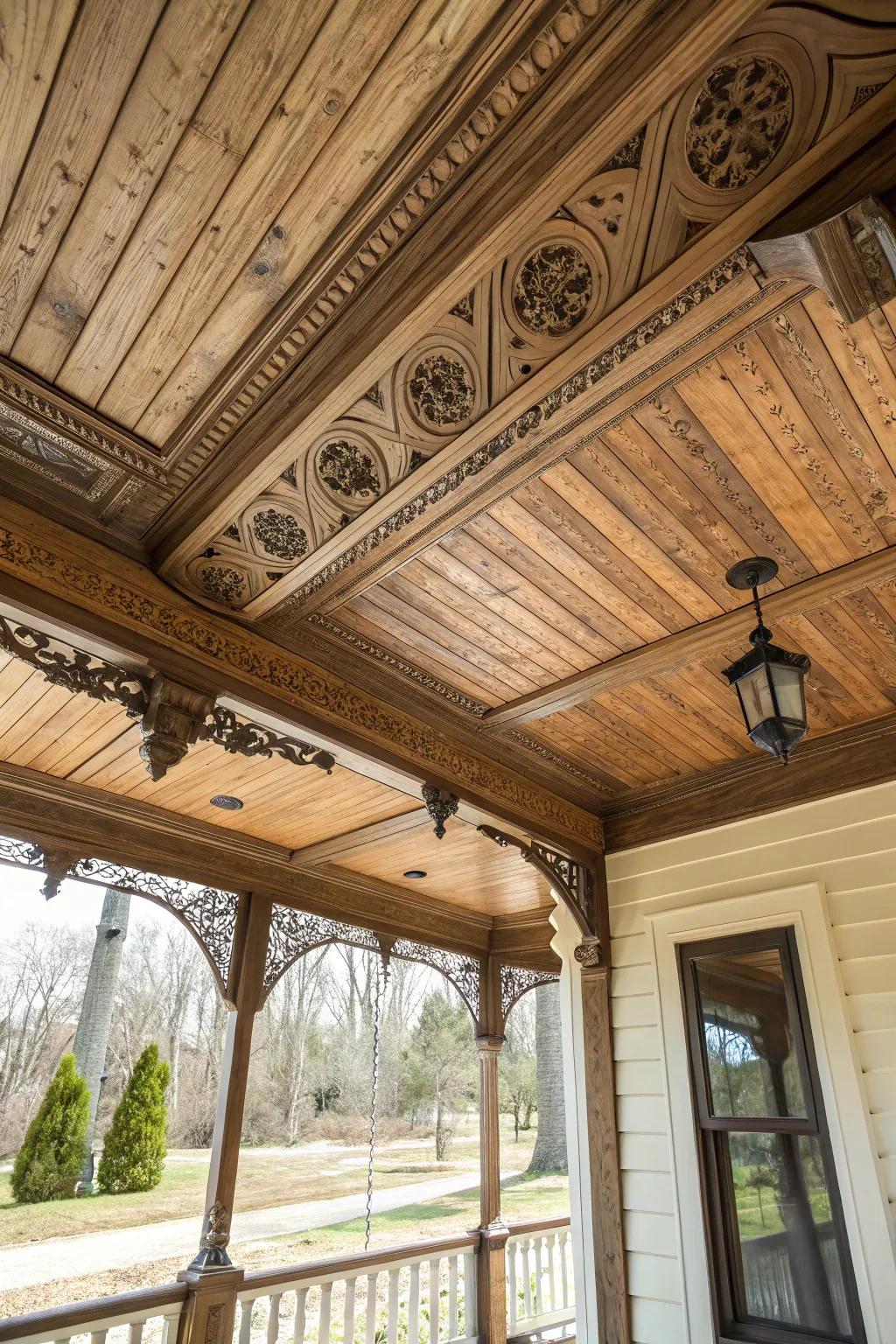 Ornate trimmings contribute a sophisticated element.