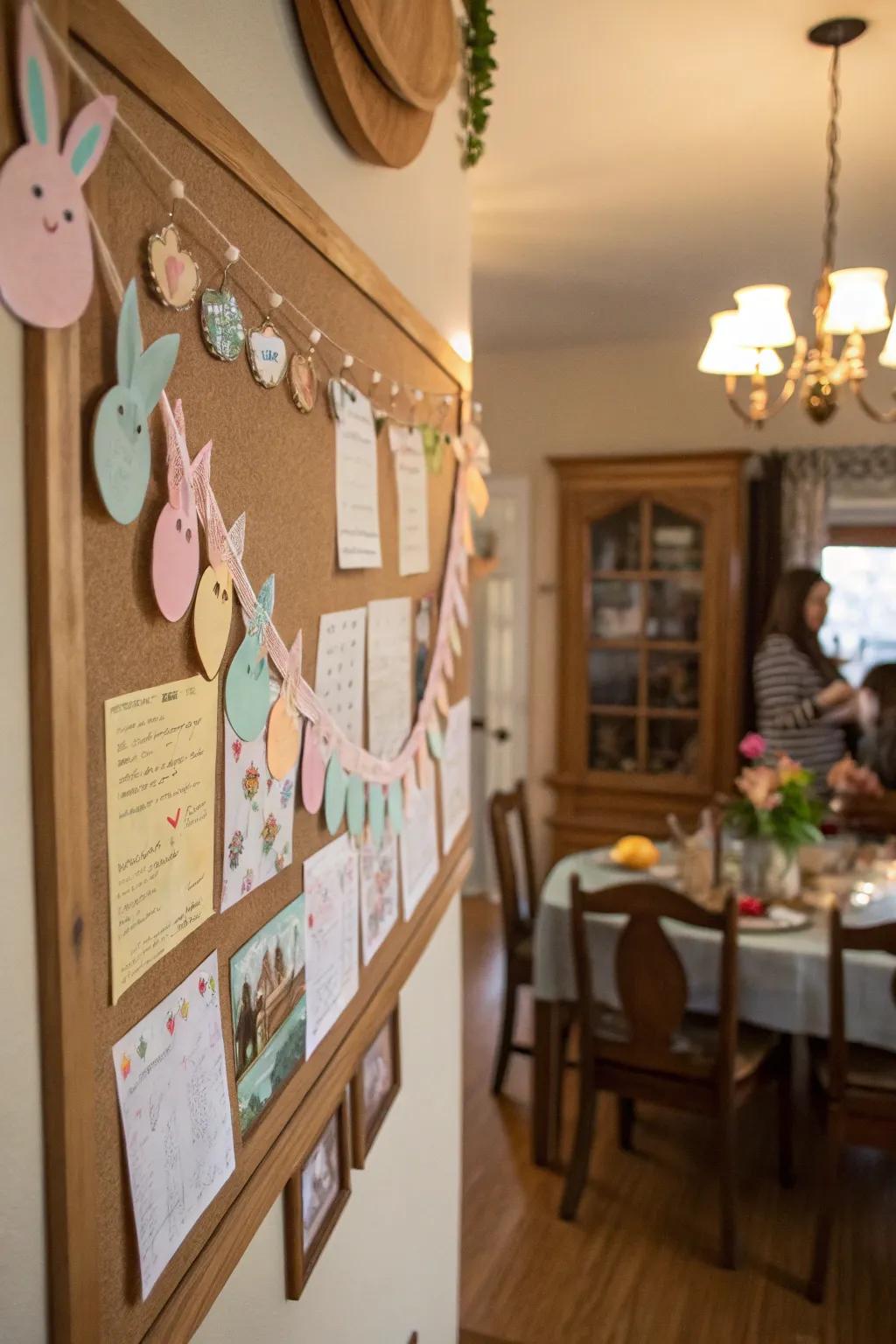 DIY garlands add a festive touch to your spring decor.