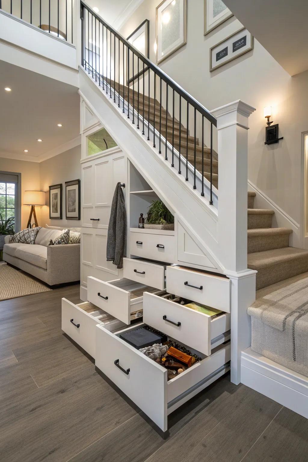 Incorporating built-in storage options helps maximize space and boost functionality.