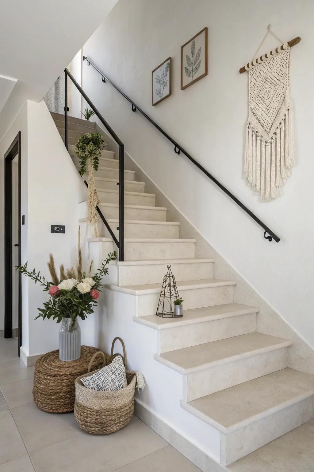 Understated design offers a sleek, modern look.