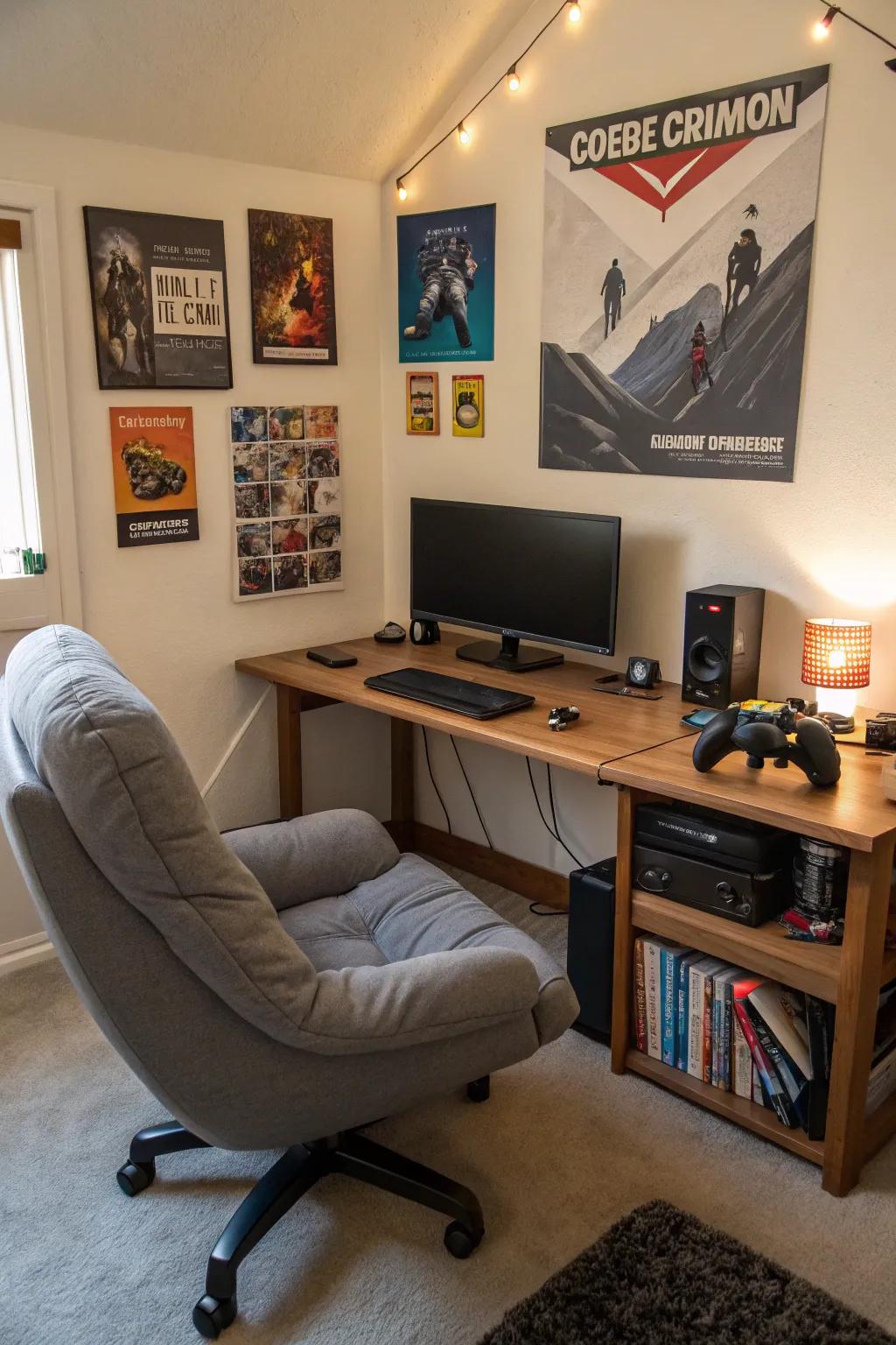 A dedicated gaming zone for relaxation and fun.