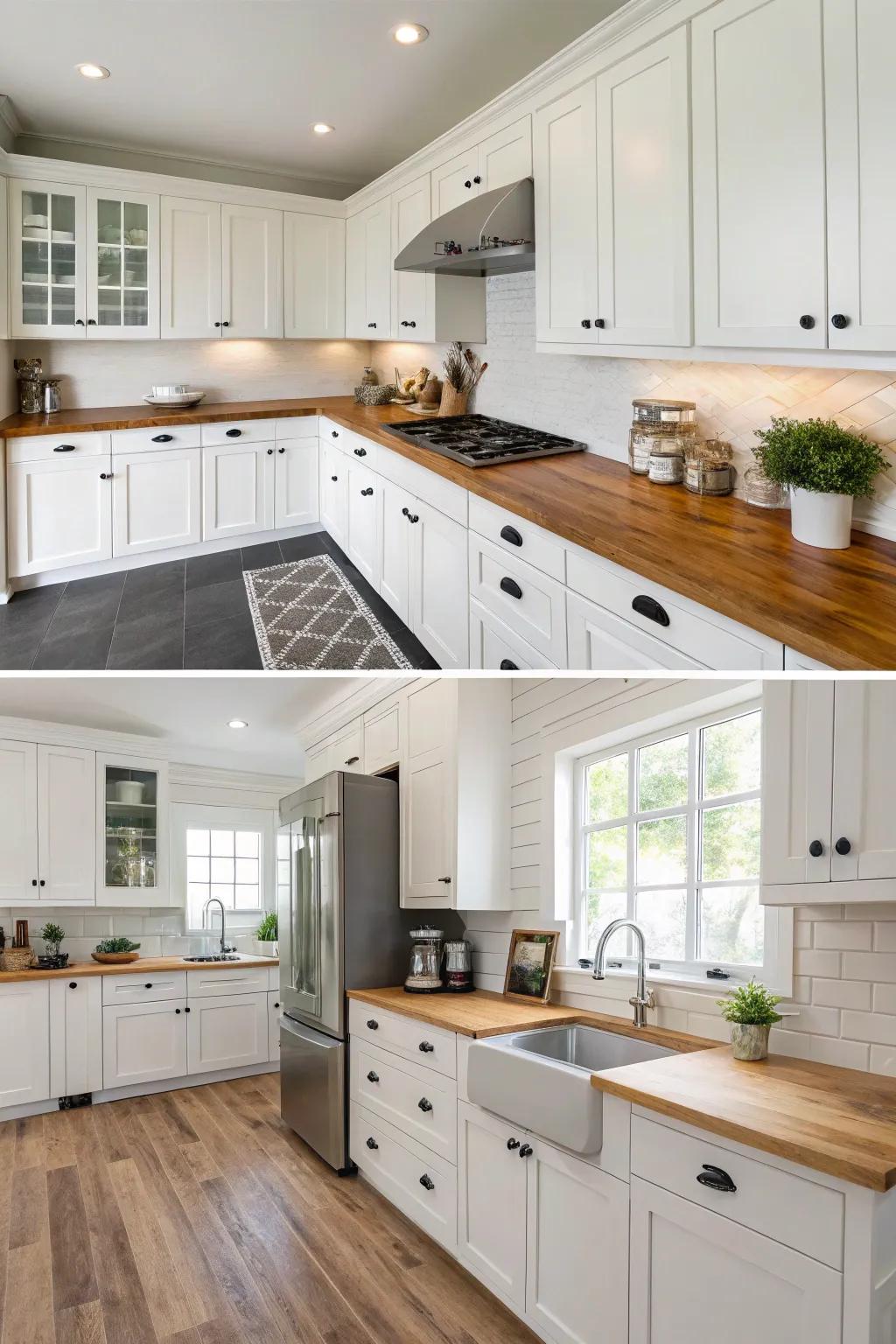 Versatile kitchen designs suitable for any home's architecture.