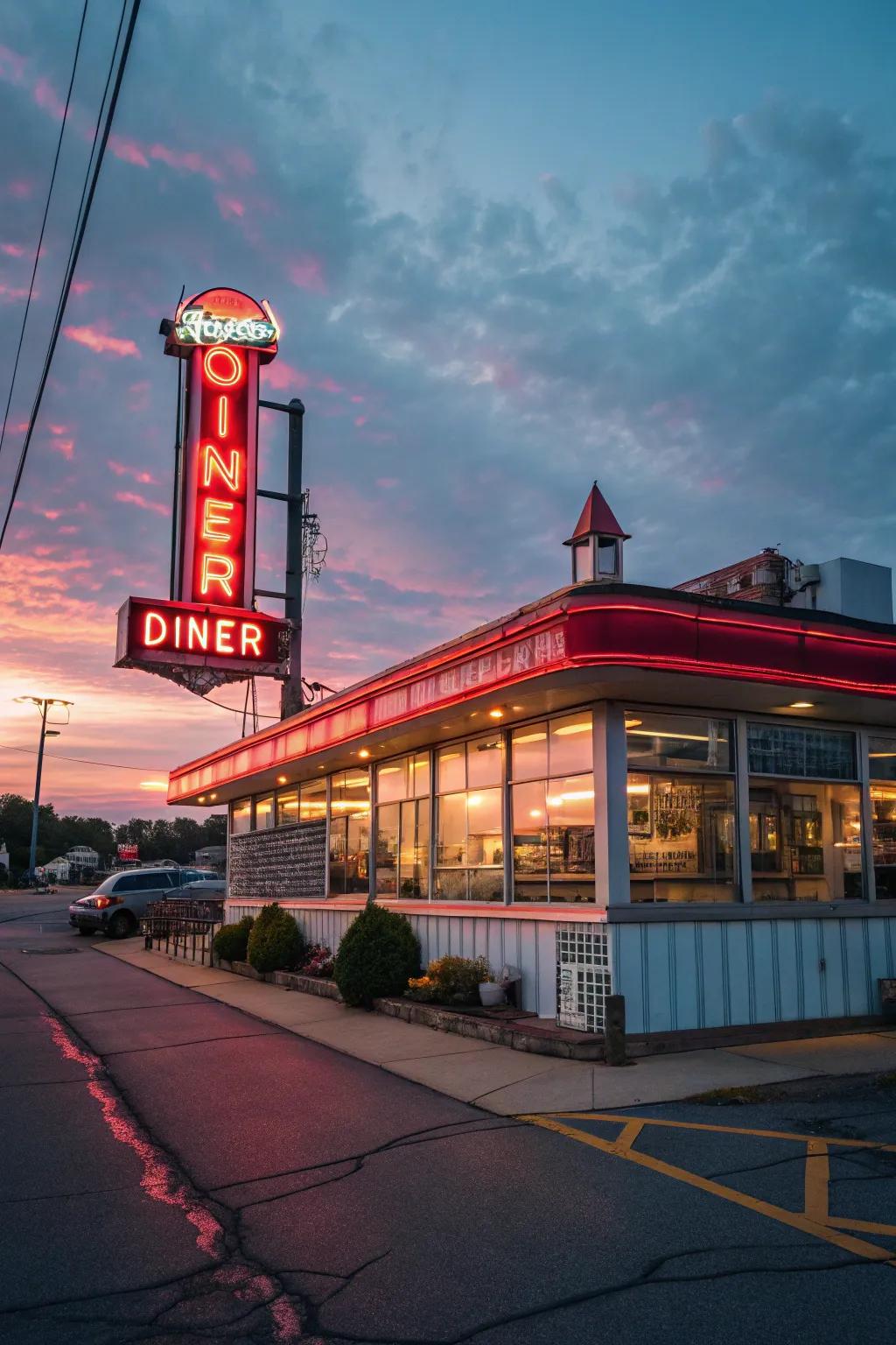 Neon markers impart a retro charm that captures interest.