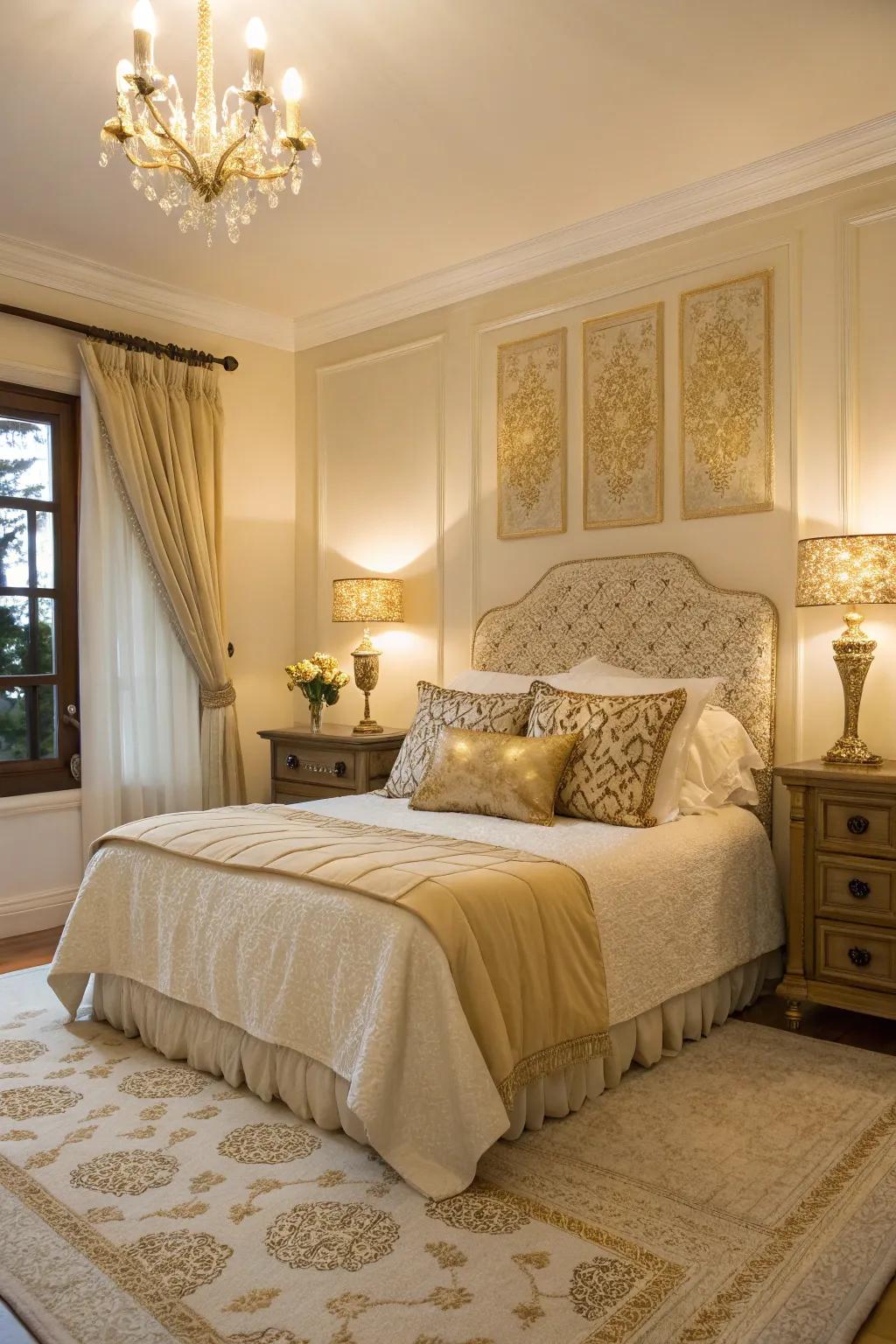 A cohesive color scheme fosters a warm, inviting atmosphere.