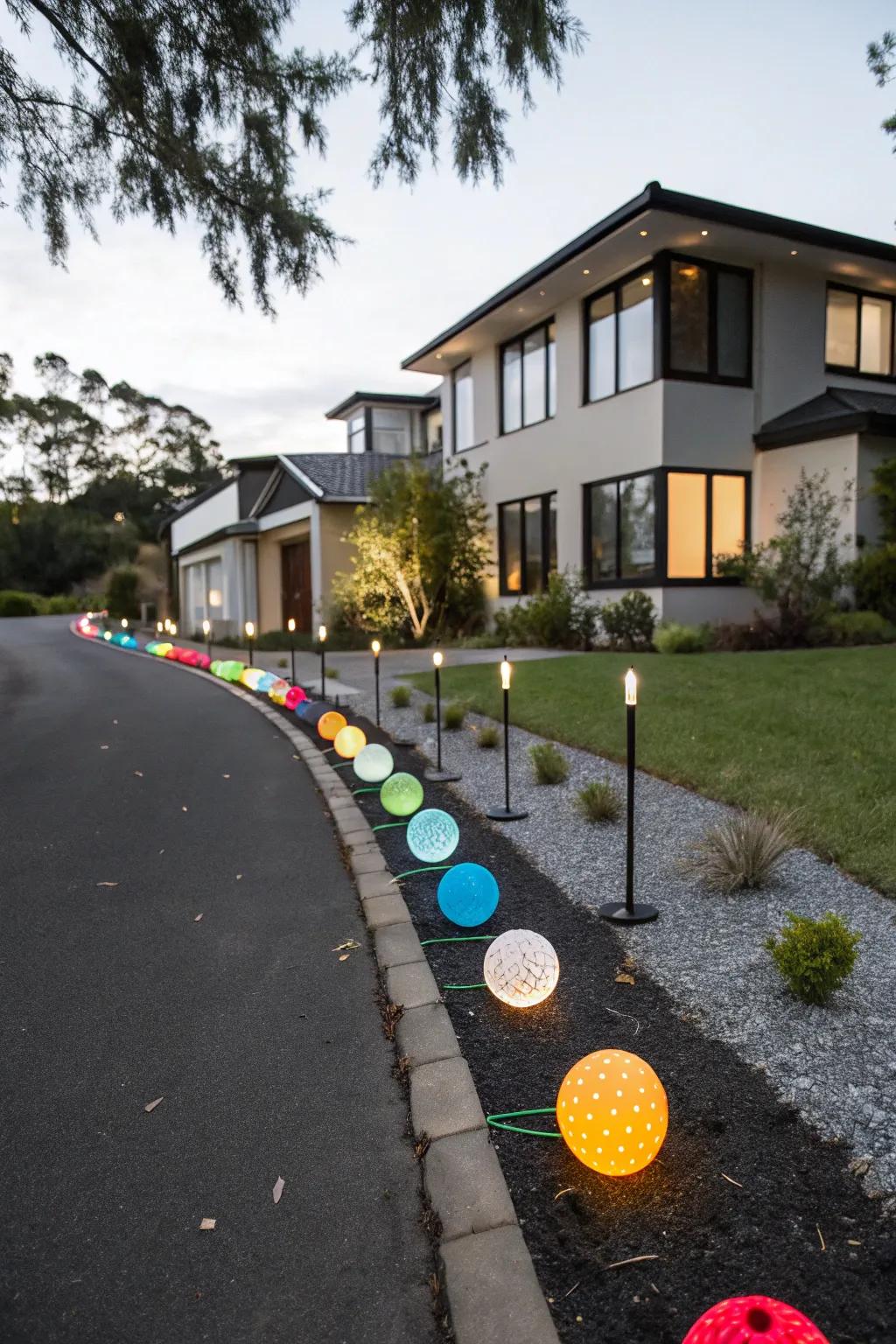 Decorative reflectors combine safety with style.