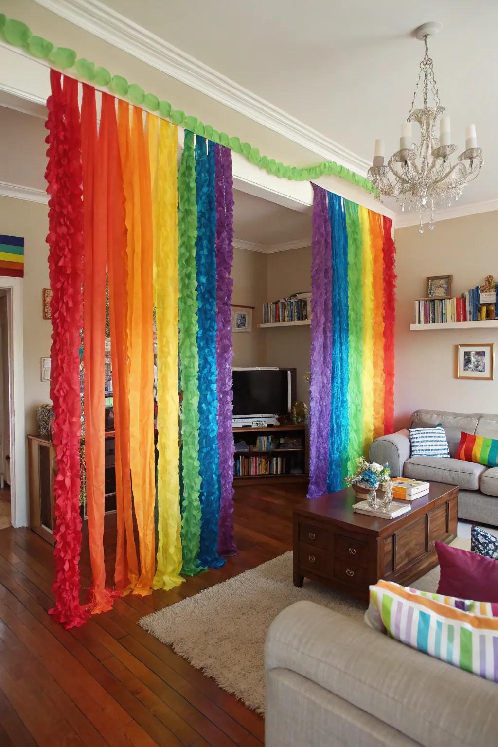 Fill your area with lively color themes.