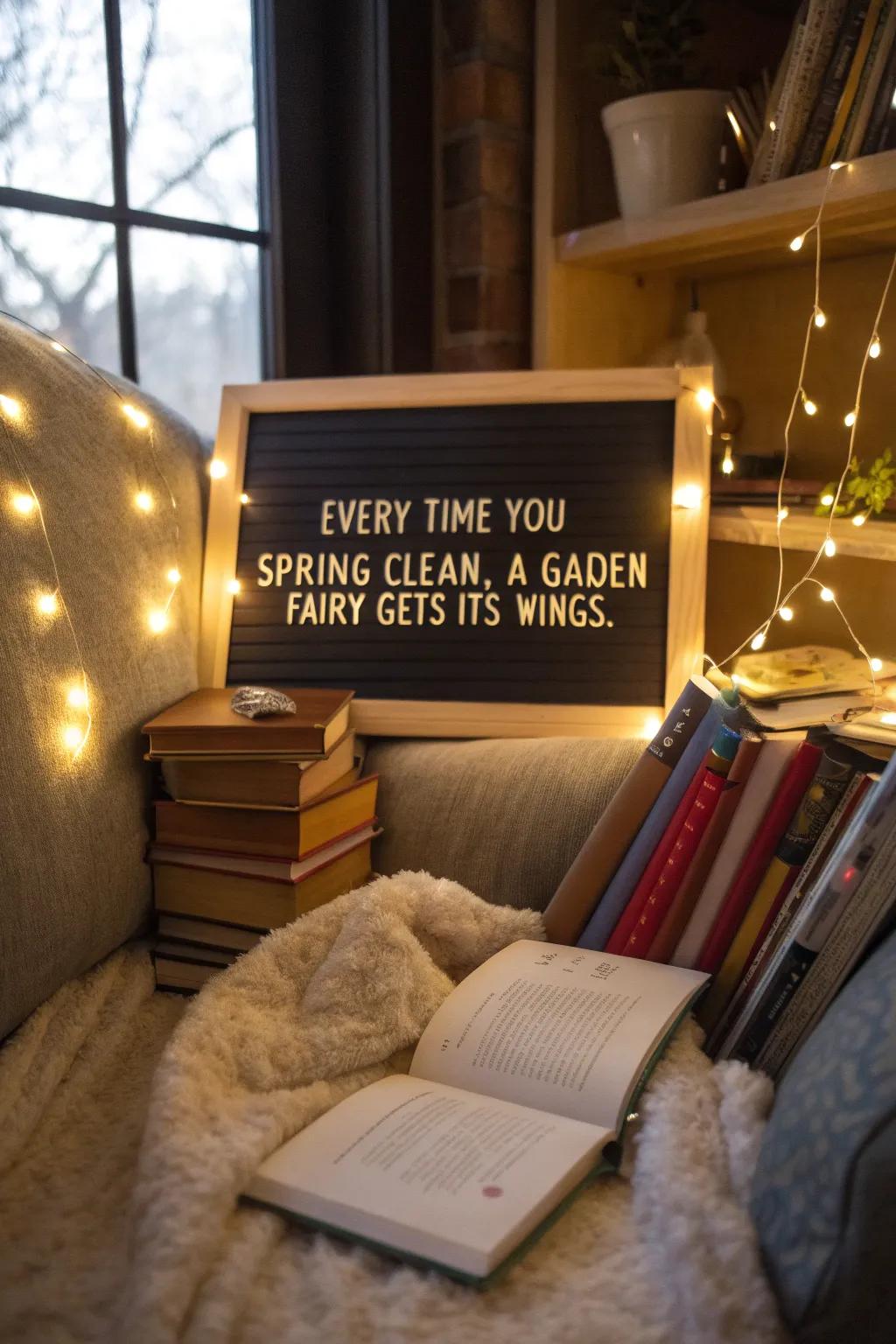 Add a bit of magic into your spring cleaning habit.