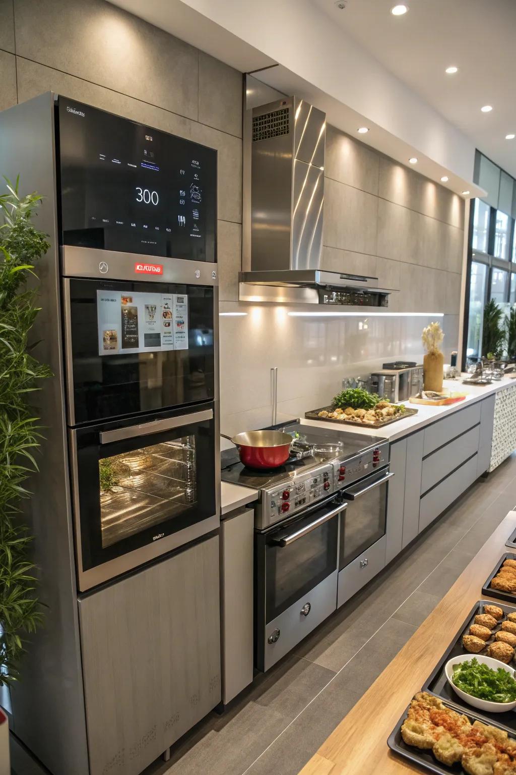 Futuristic kitchen appliances bring gourmet cooking to your fingertips.
