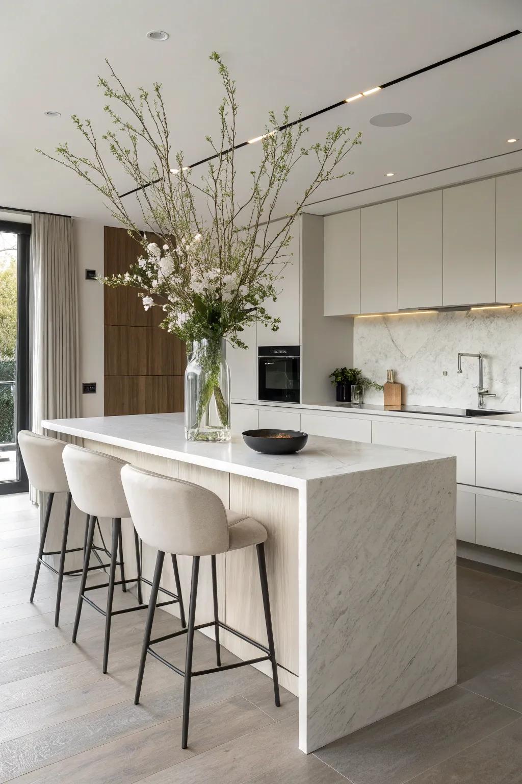 Minimalist design promotes a sense of calm and order.