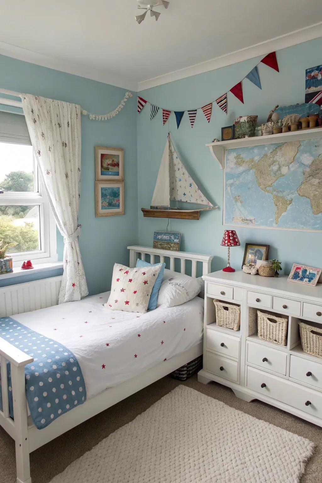 Ocean-inspired blues that evoke a sense of calm and adventure.