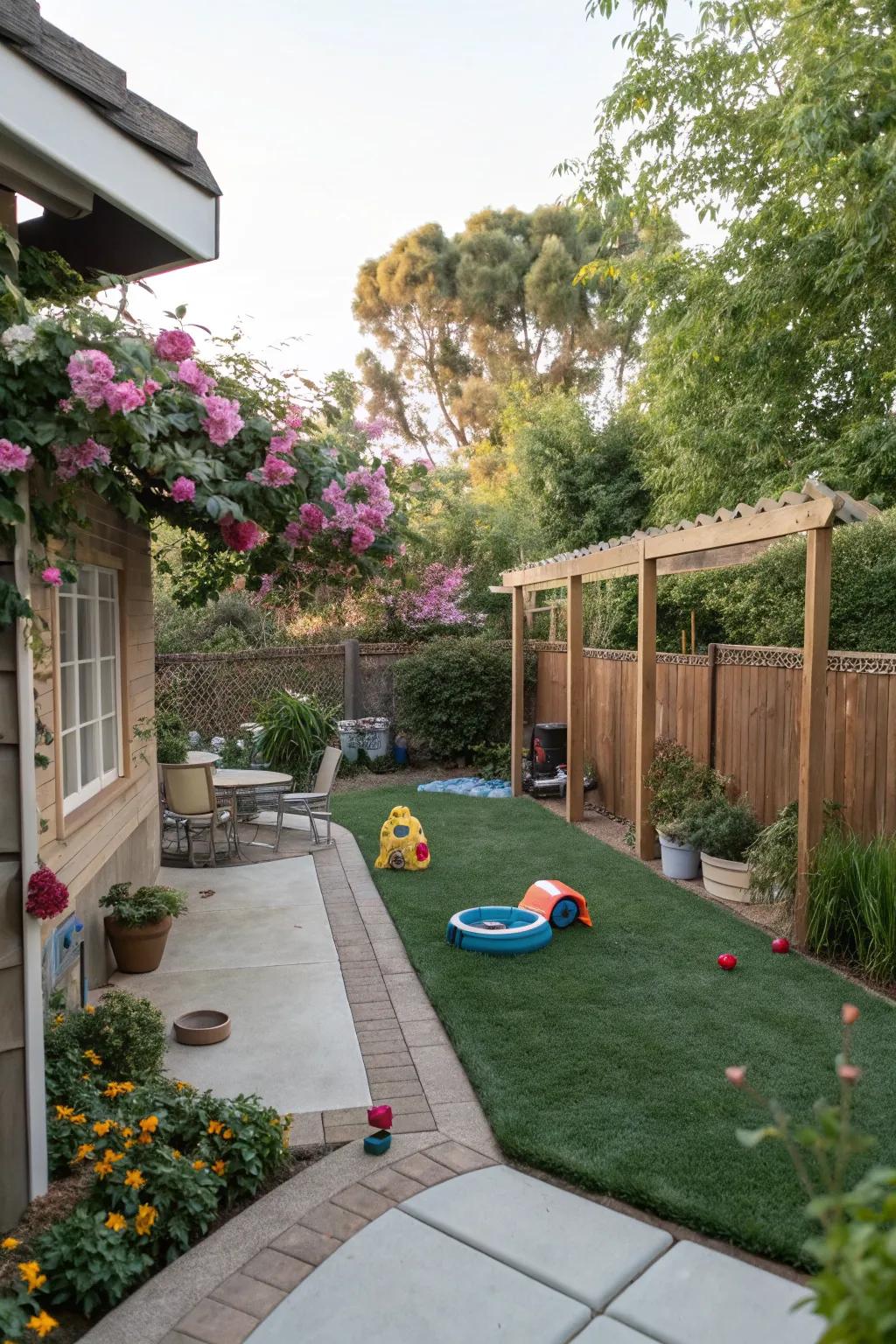 A flexible space uniting leisure and recreation for all family members.