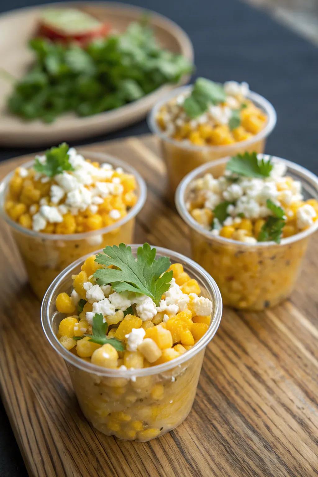 Try esquites, a delightful take on classic elotes.