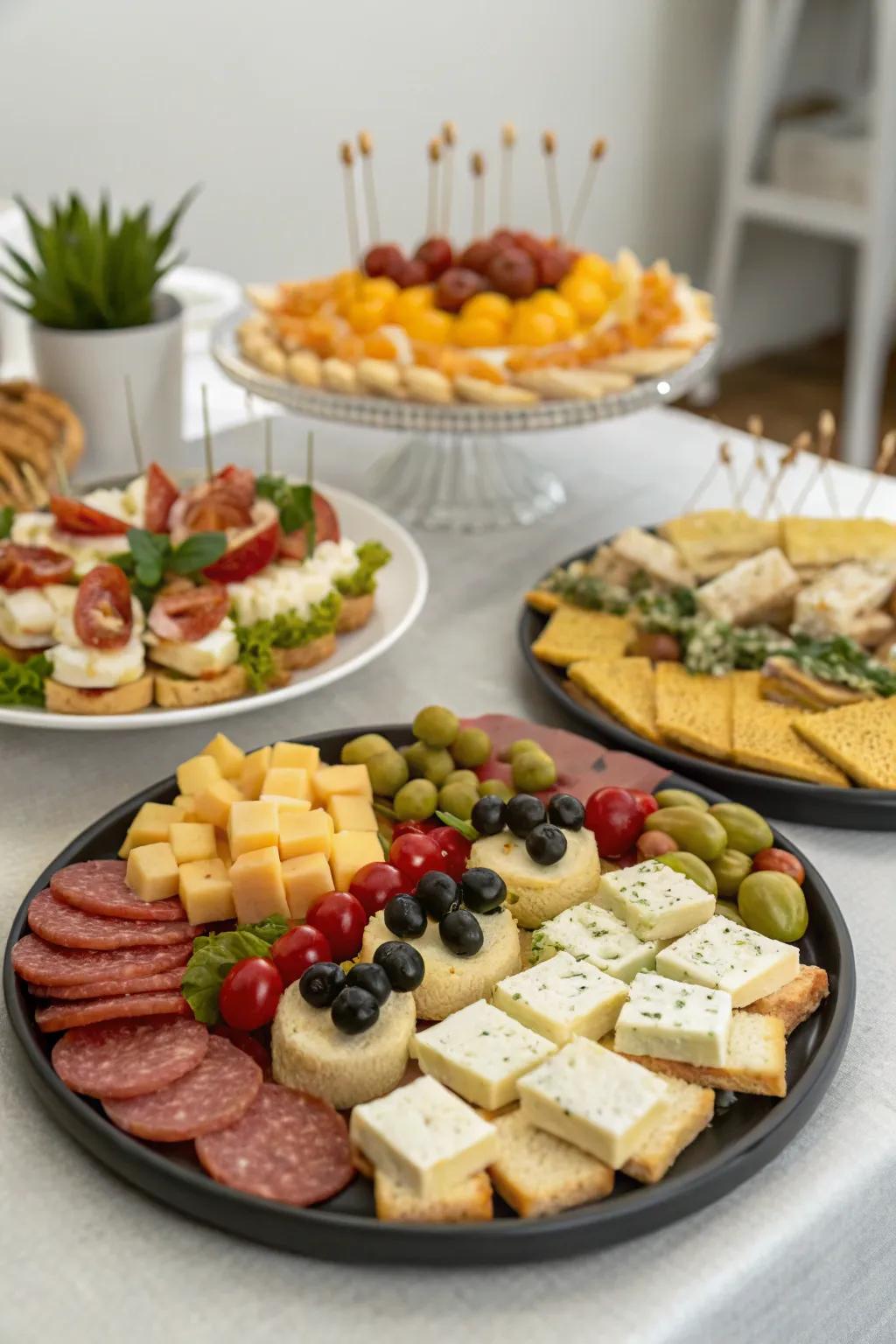 Mini snack plates transform every bite into a special experience.