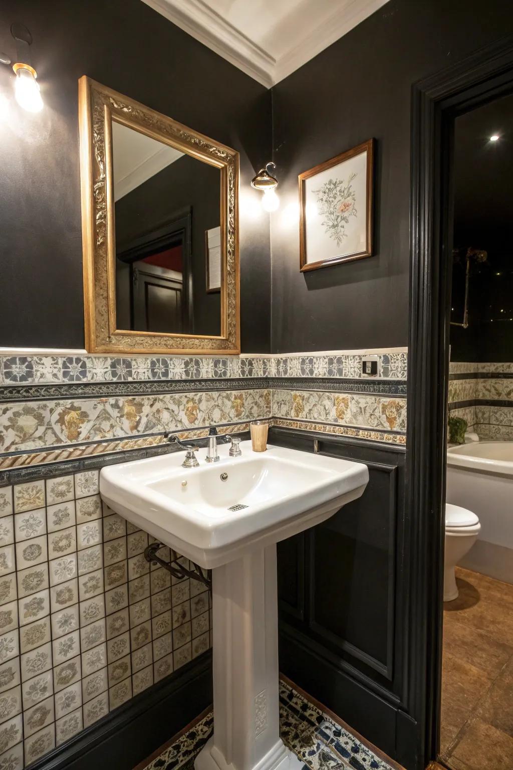 Complementary features highlight key features in your bathroom.