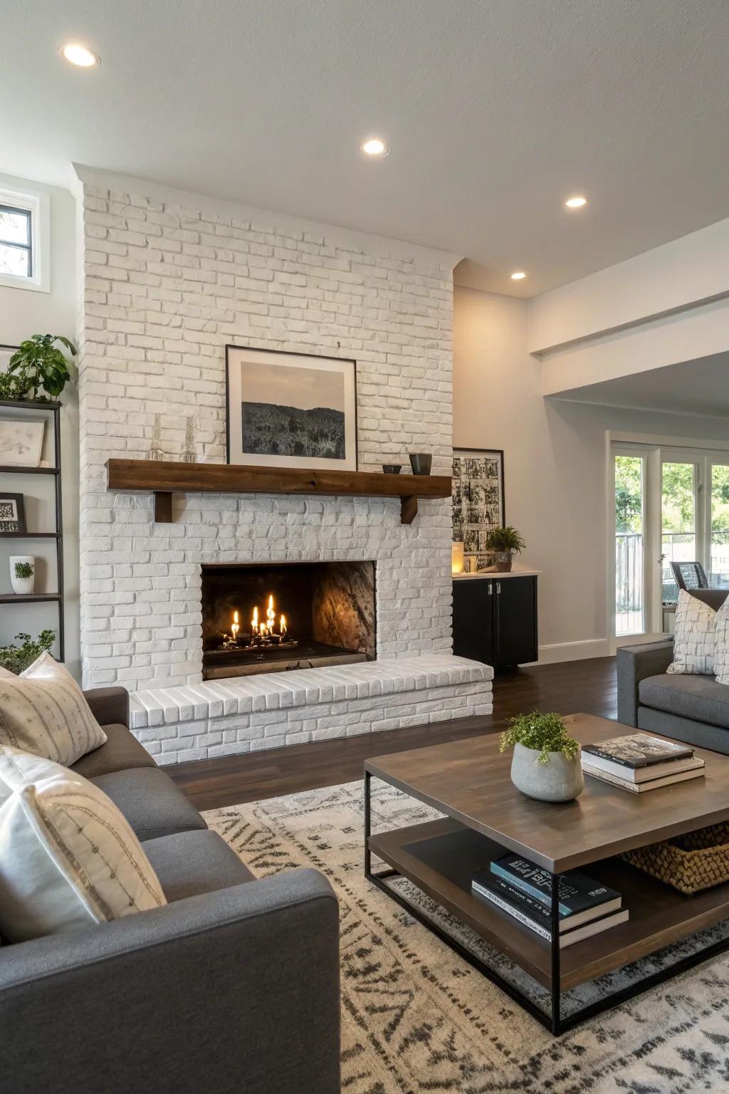 A monochrome palette creates a sleek, modern look.