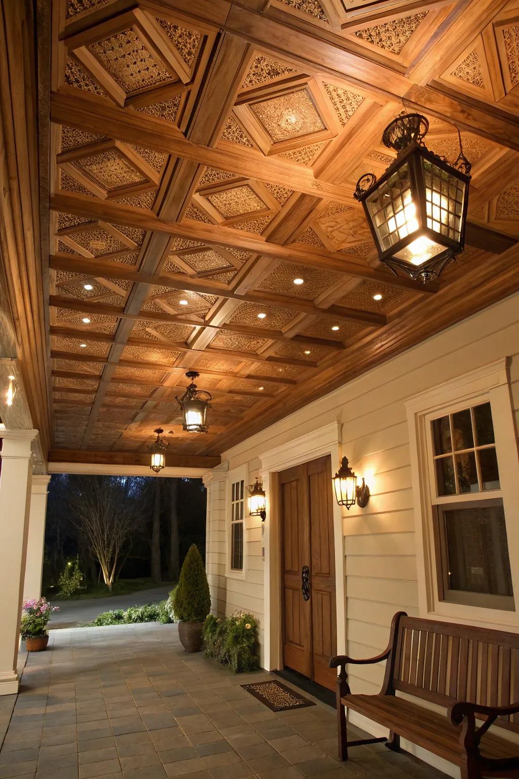 Sectioned roofs infuse refinement into countryside designs.