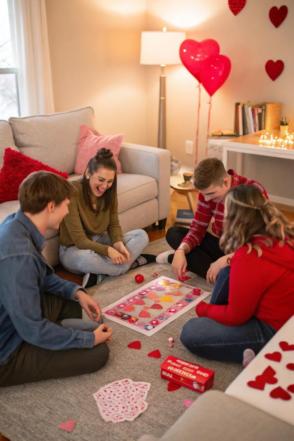 Games contribute laughter and joy to your Valentine's assembly.
