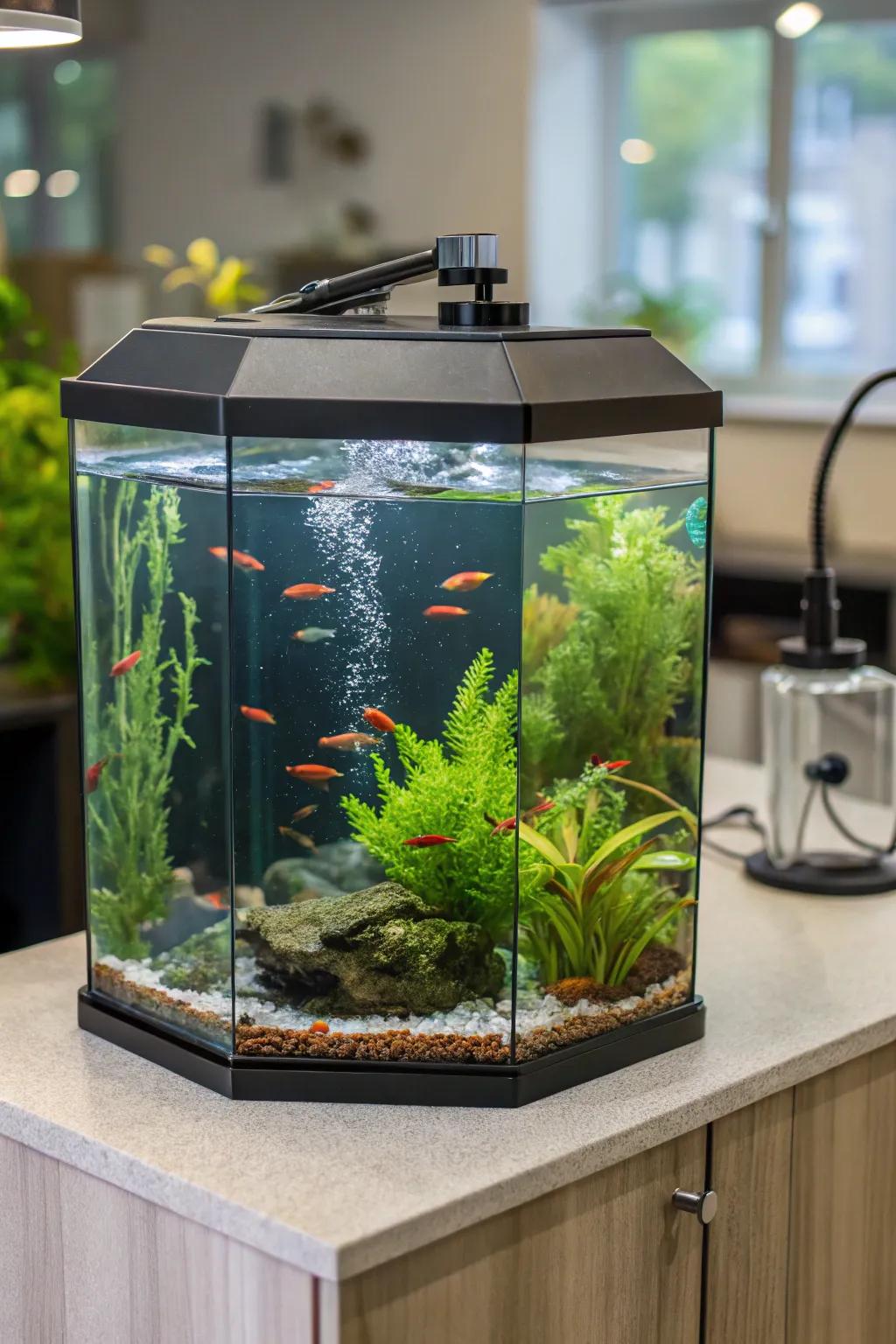 Sustain a salubrious ecosystem via efficacious filtration.
