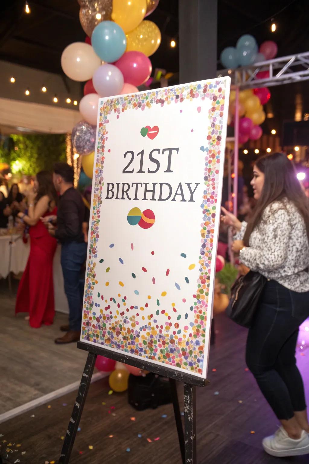 Confetti designs add a playful, festive vibe.