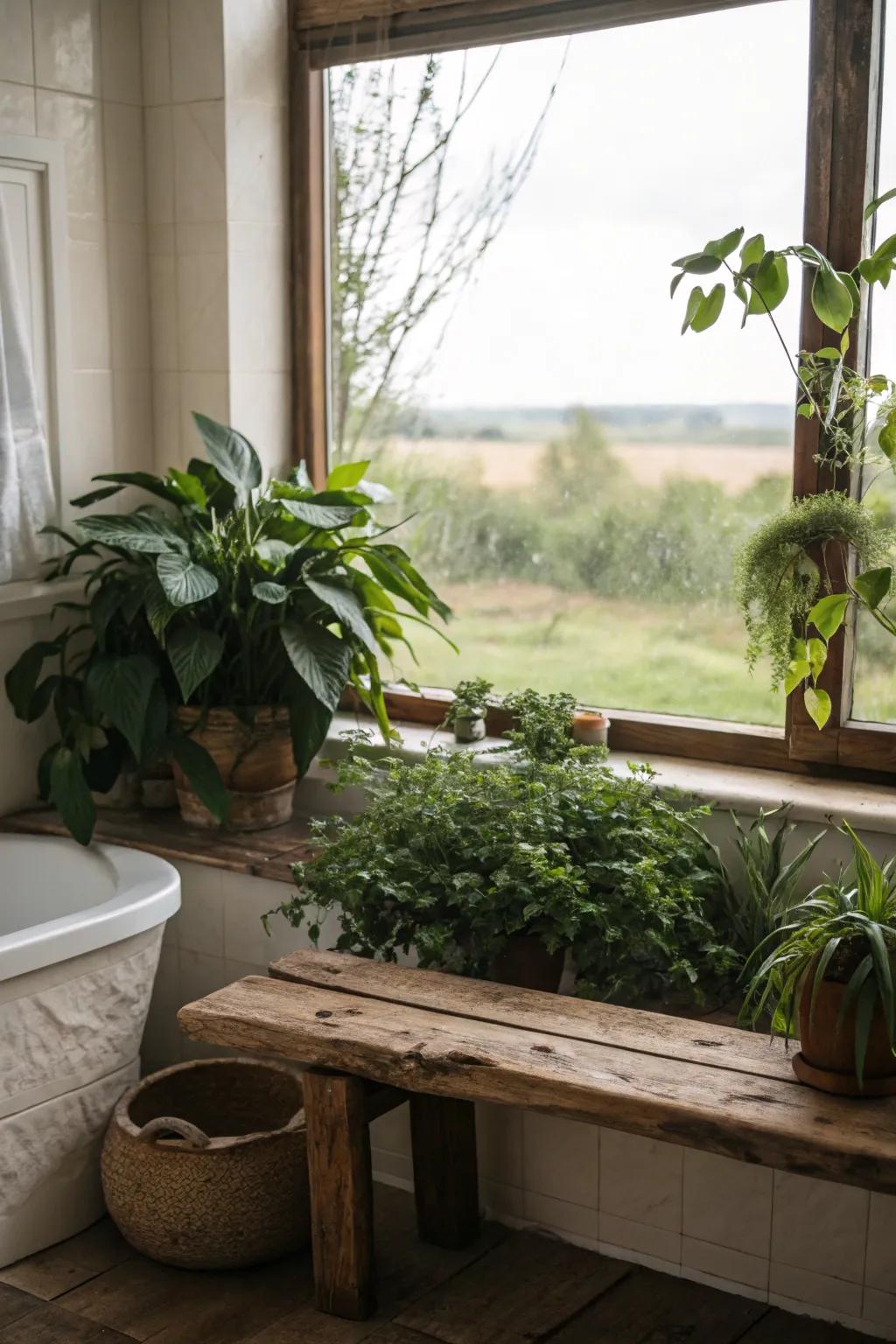 Nature's signature: Vegetation presents a revitalizing privacy solution.