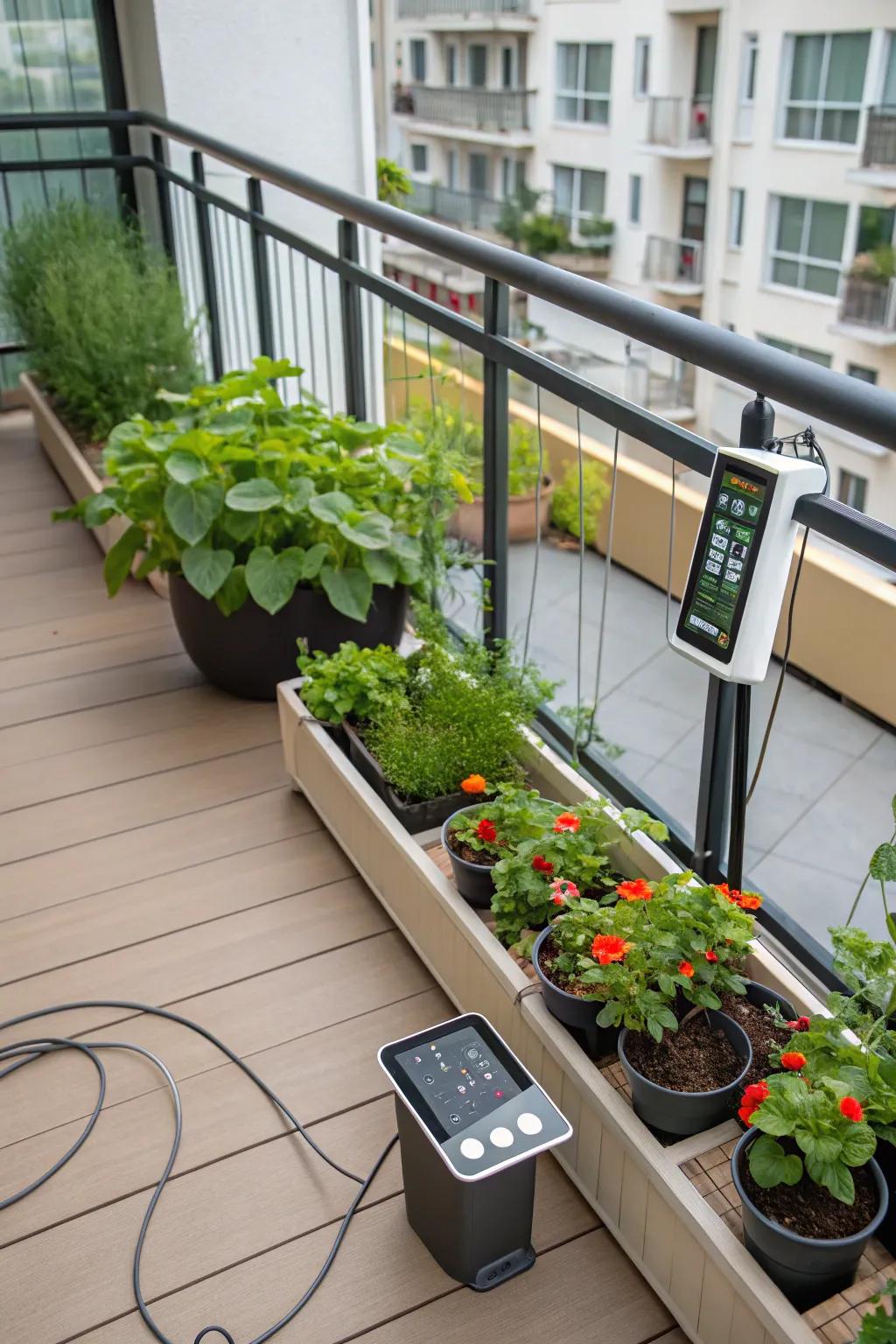 Smart garden systems make urban gardening a breeze.