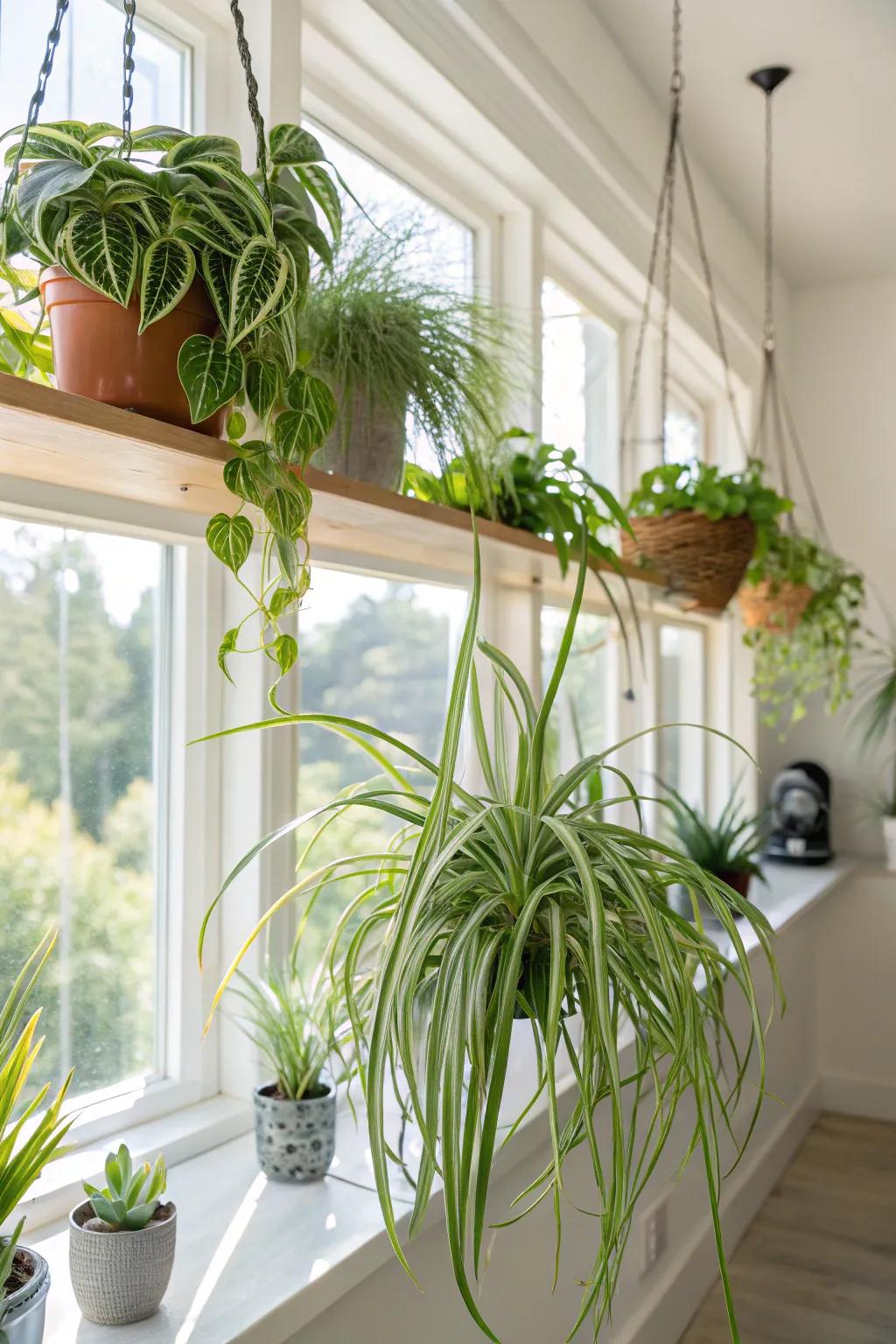 Refine air quality via undemanding Silken Plants.