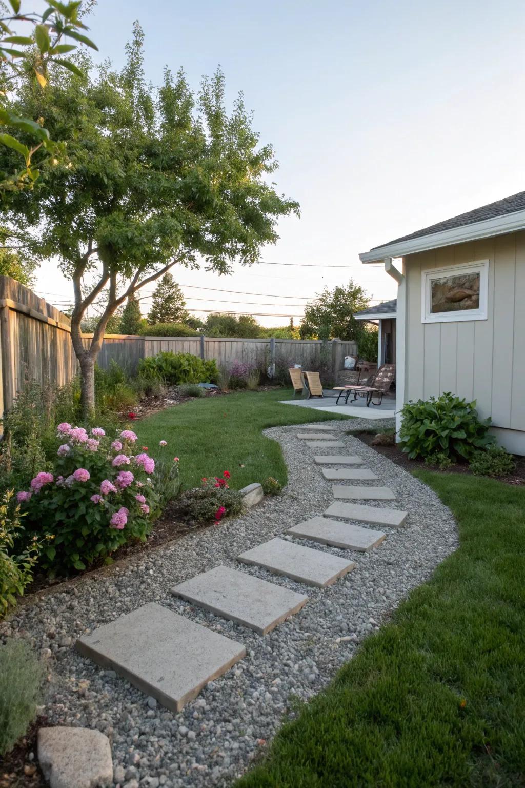 Charming pathways that amplify backyard functionality and design.