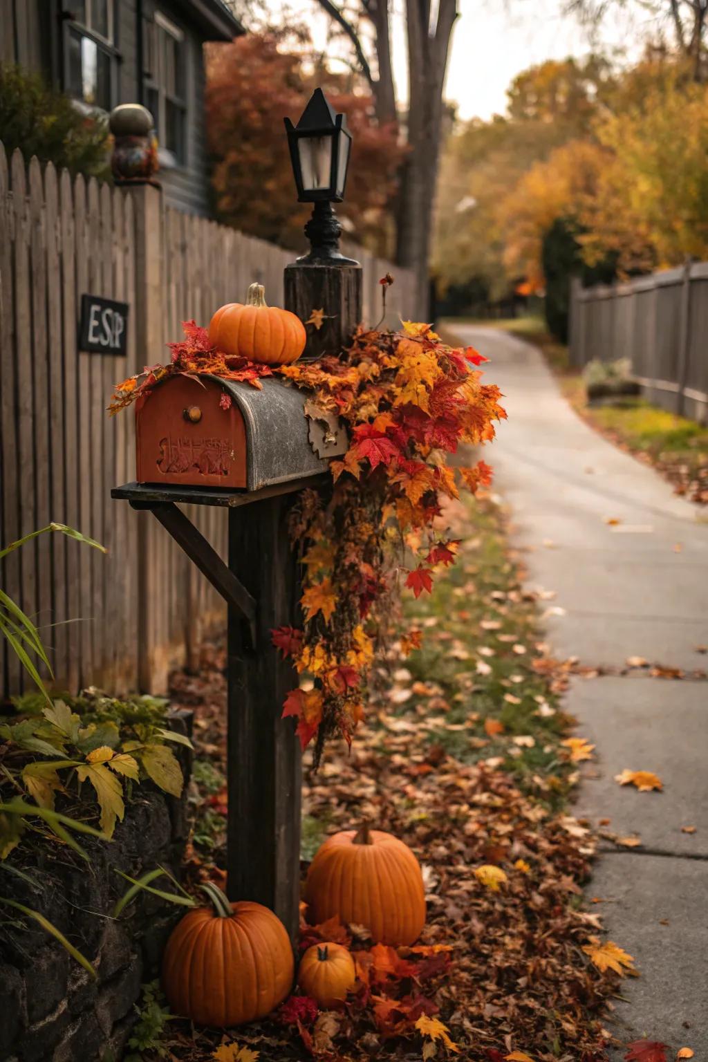 Themed decor keeps your mailbox looking fresh and festive throughout the year.