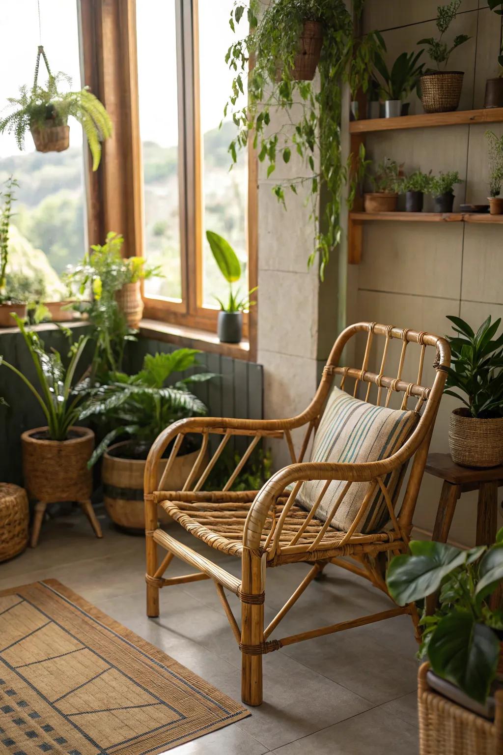 Go green with a sustainable sanctuary seat.