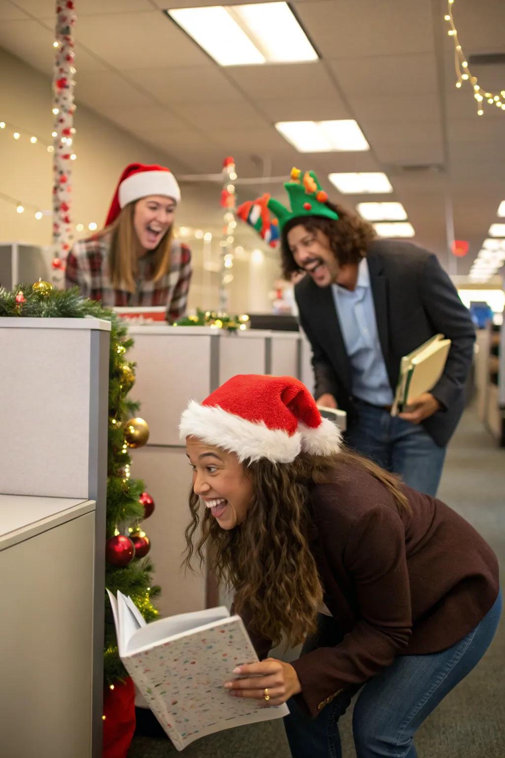Scavenger hunts bring teams together in festive fun.