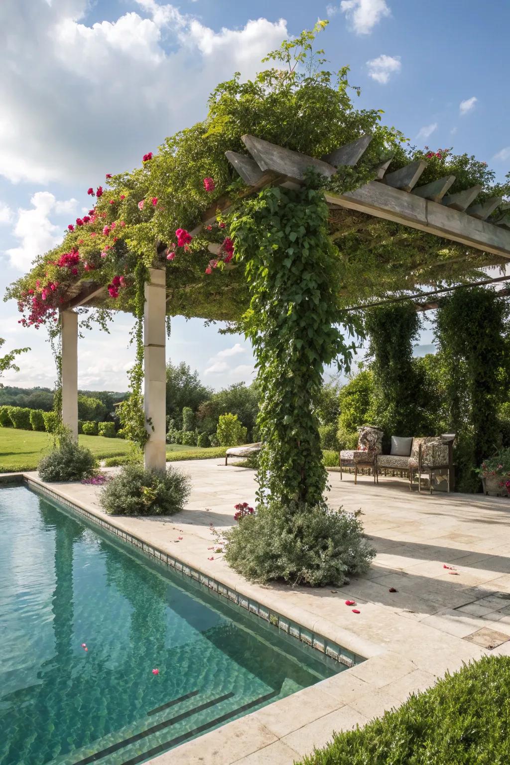 Add style and shade with a pergola.