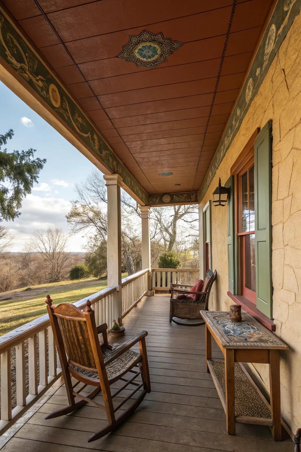 Earthy tones merge harmoniously alongside natural environments.