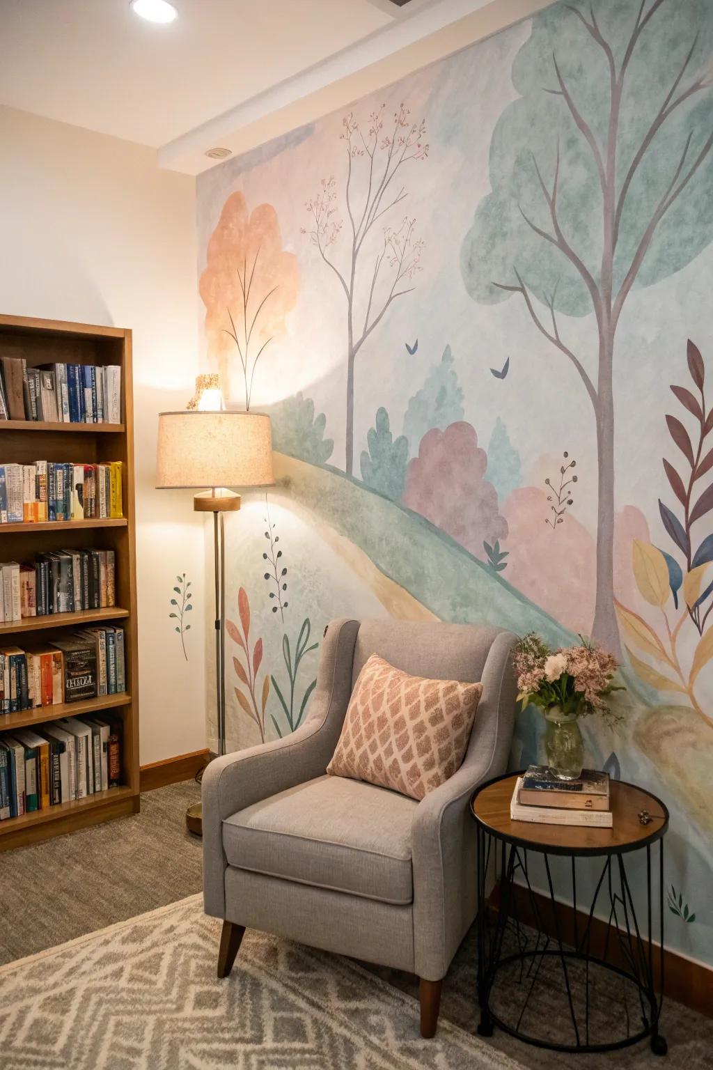 Dreamy watercolor artwork for a whimsical retreat