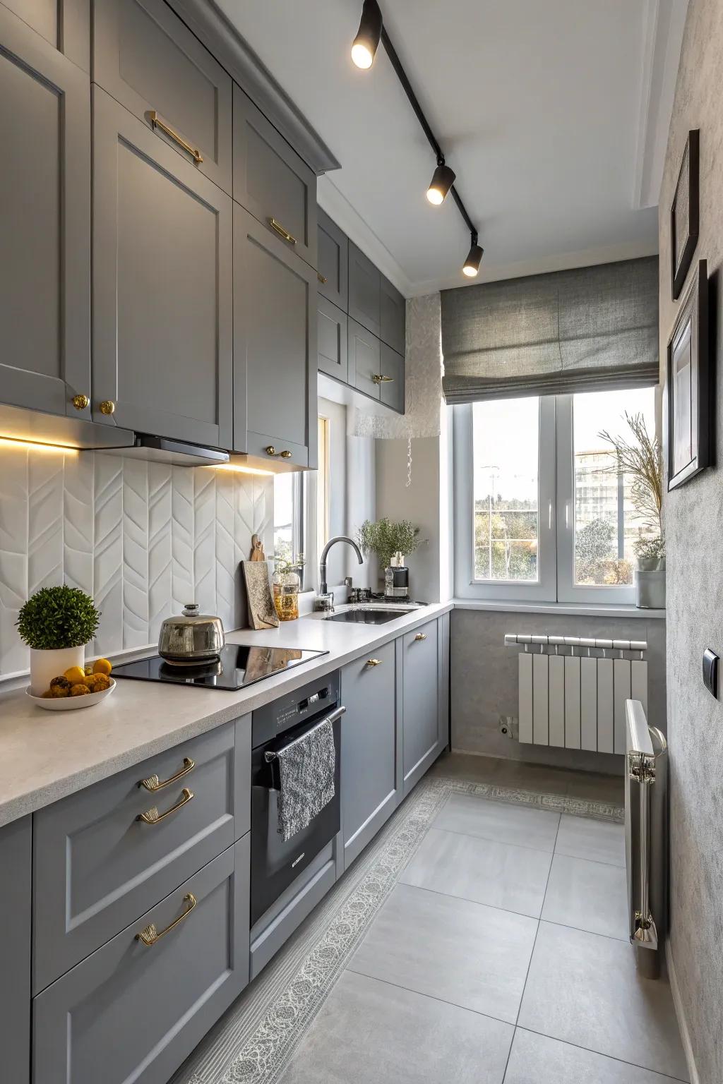 Gray infuses an element of sophistication.