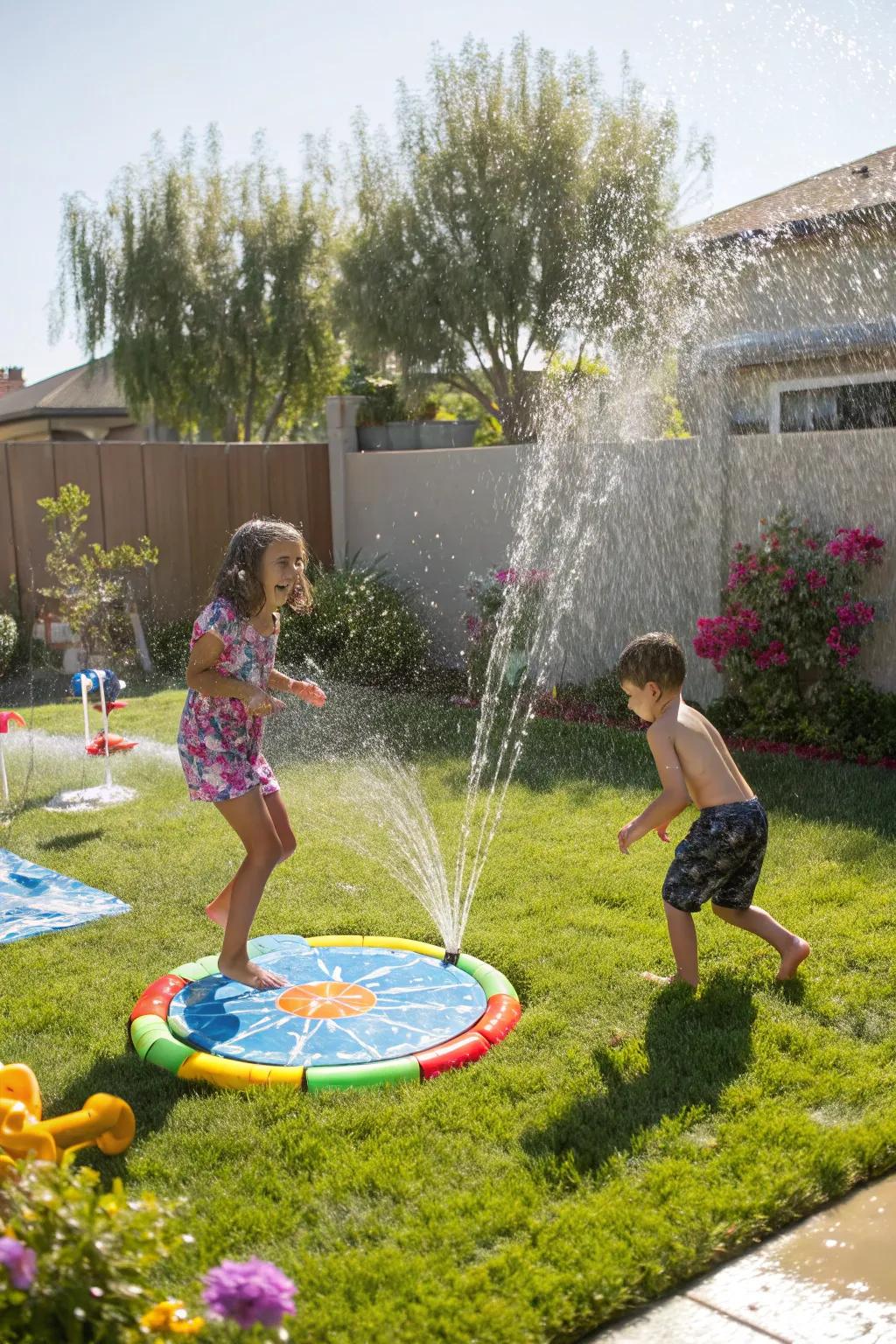 An invigorating aqua fun spot for warm days