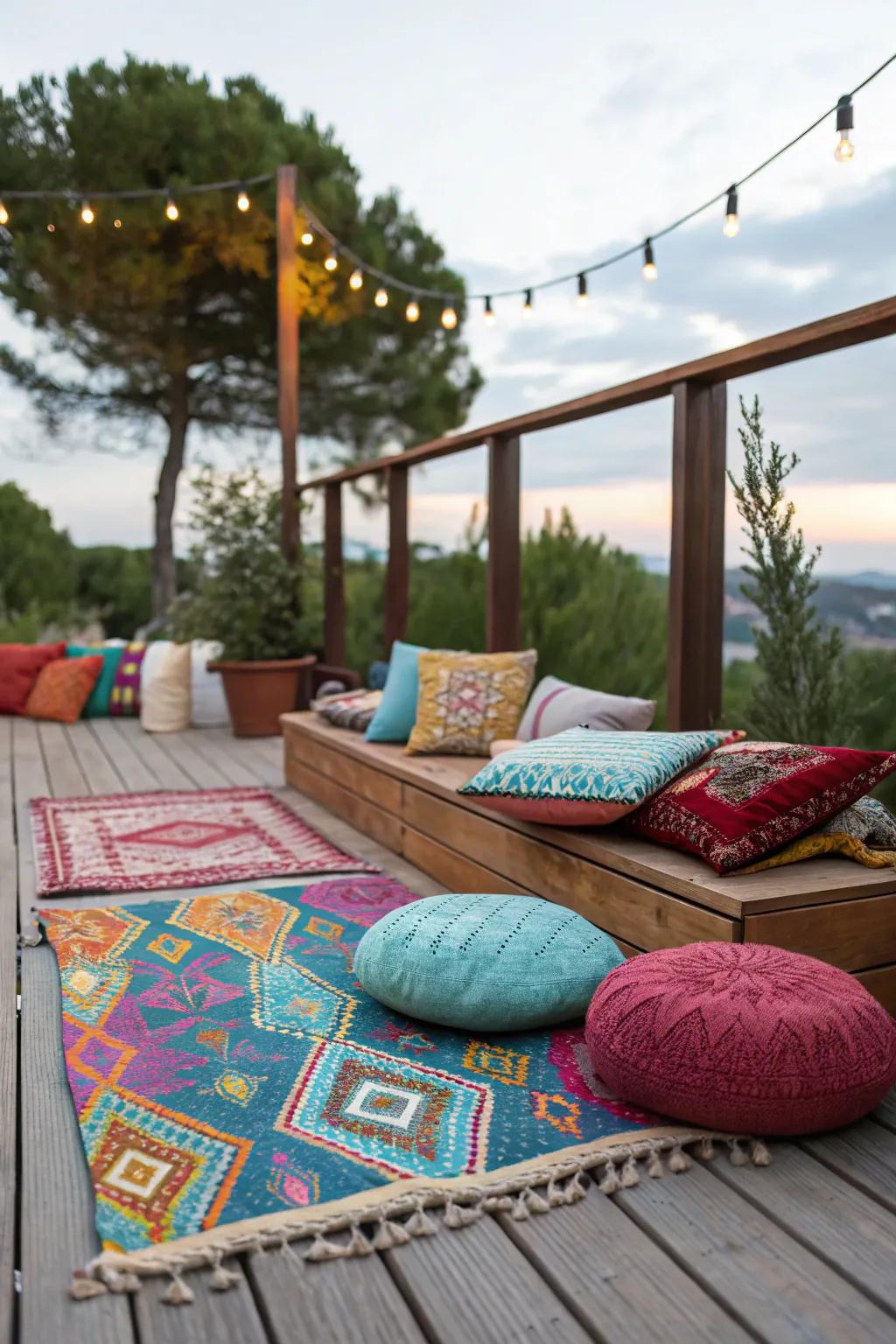 Decorative touches inject individuality into your deck.
