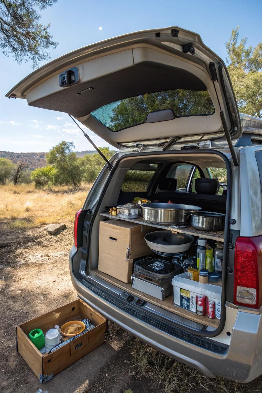Be creative with your area by using your vehicle.