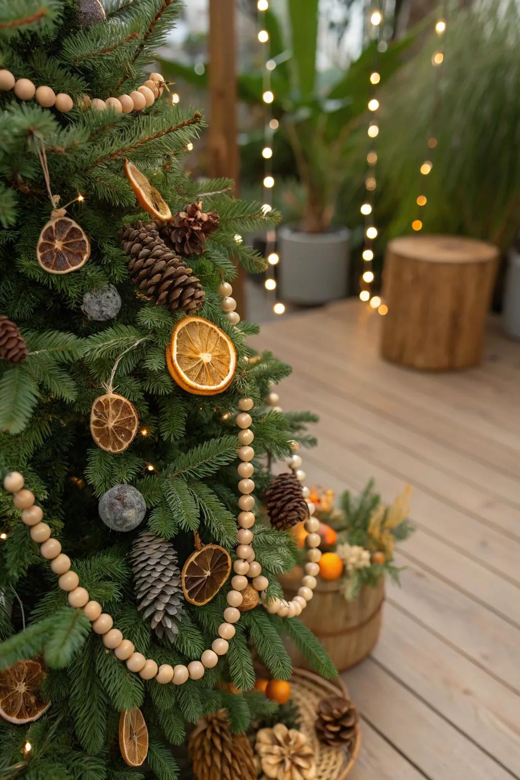Celebrate sustainably with an eco-conscious foliage Christmas tree.