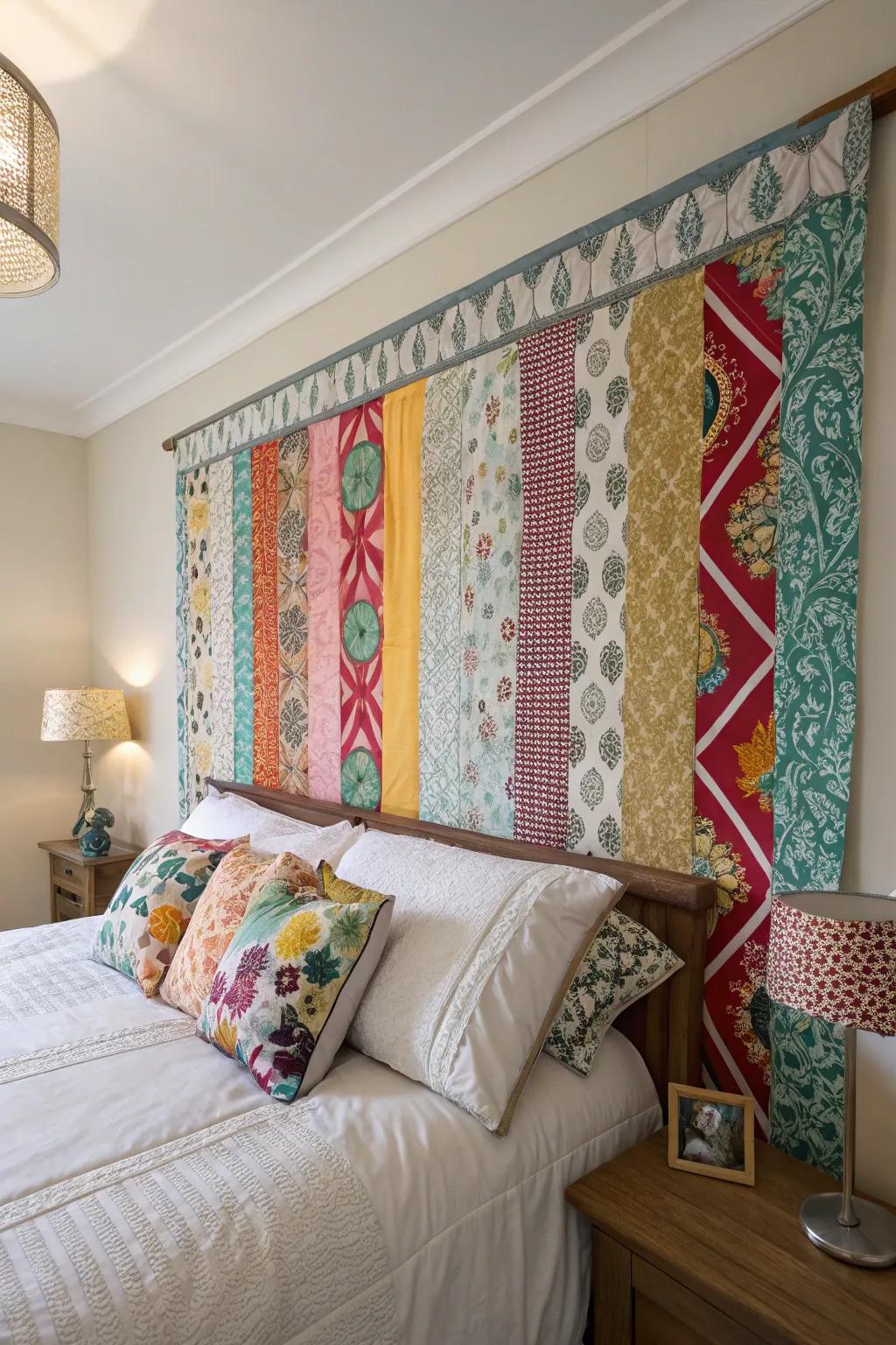 Fabric borders bring a cozy and unique touch to your decor.