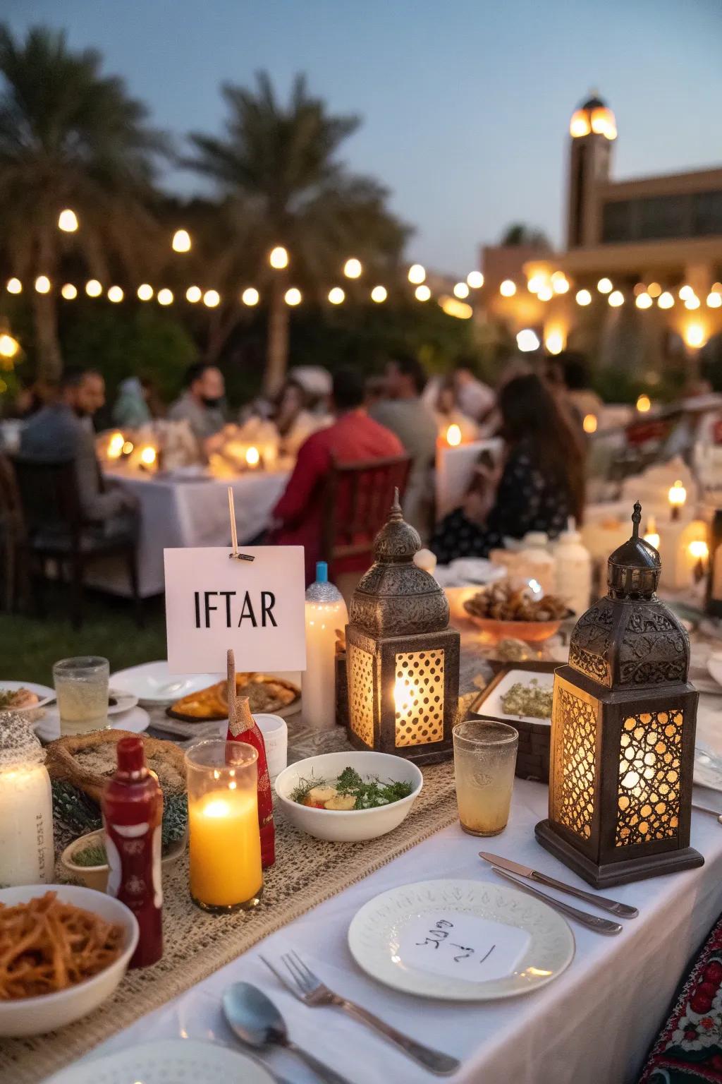 Personalized name cards for a special touch